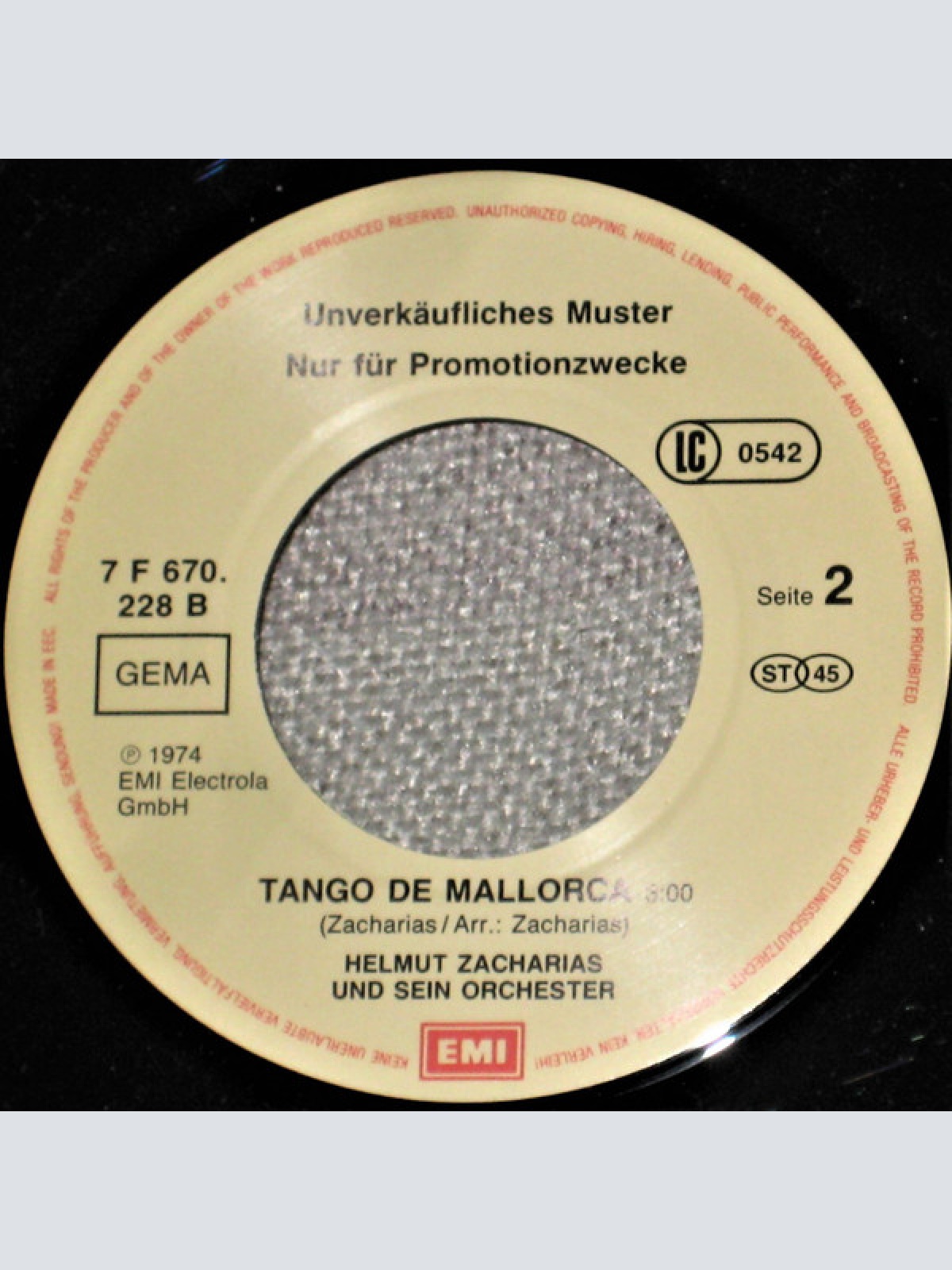 Vinyl / Helmut Zacharias Und Sein Orchester* - The First Waltz