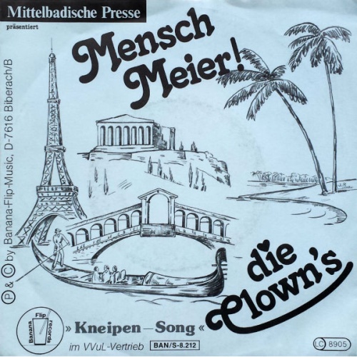Vinyl / Die Clown's - Mensch Meier!