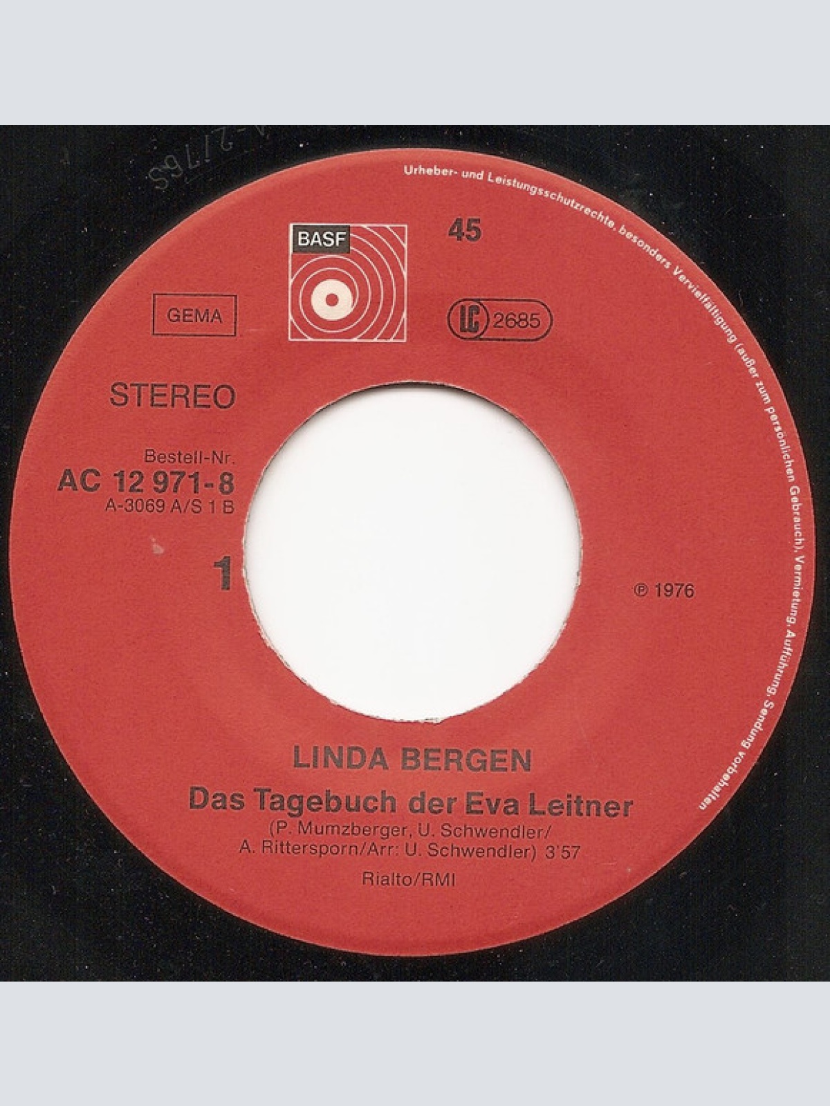 Vinyl / Linda Bergen - Das Tagebuch Der Eva Leitner