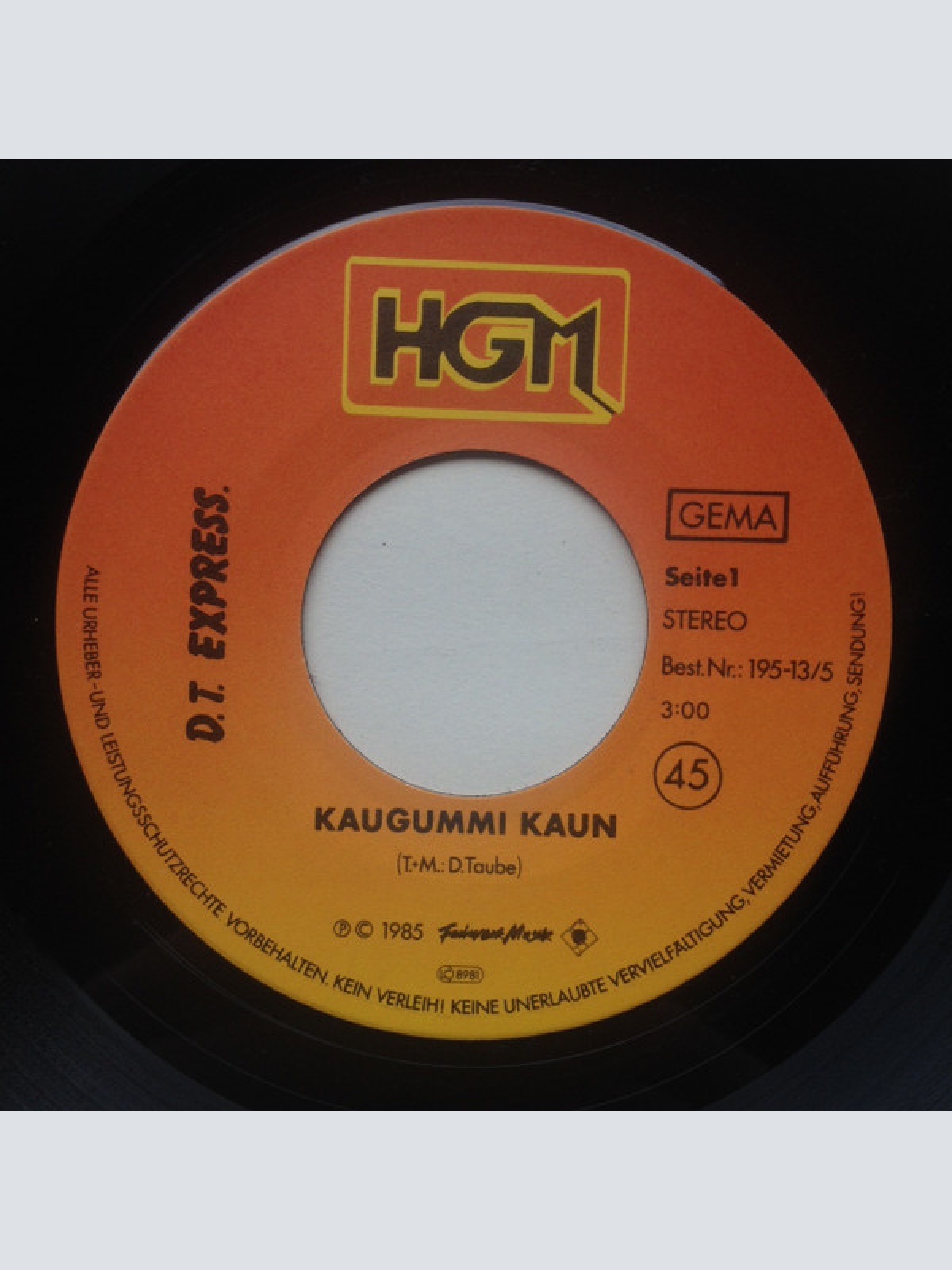 Vinyl / D.T. Express - Kaugummi Kaun
