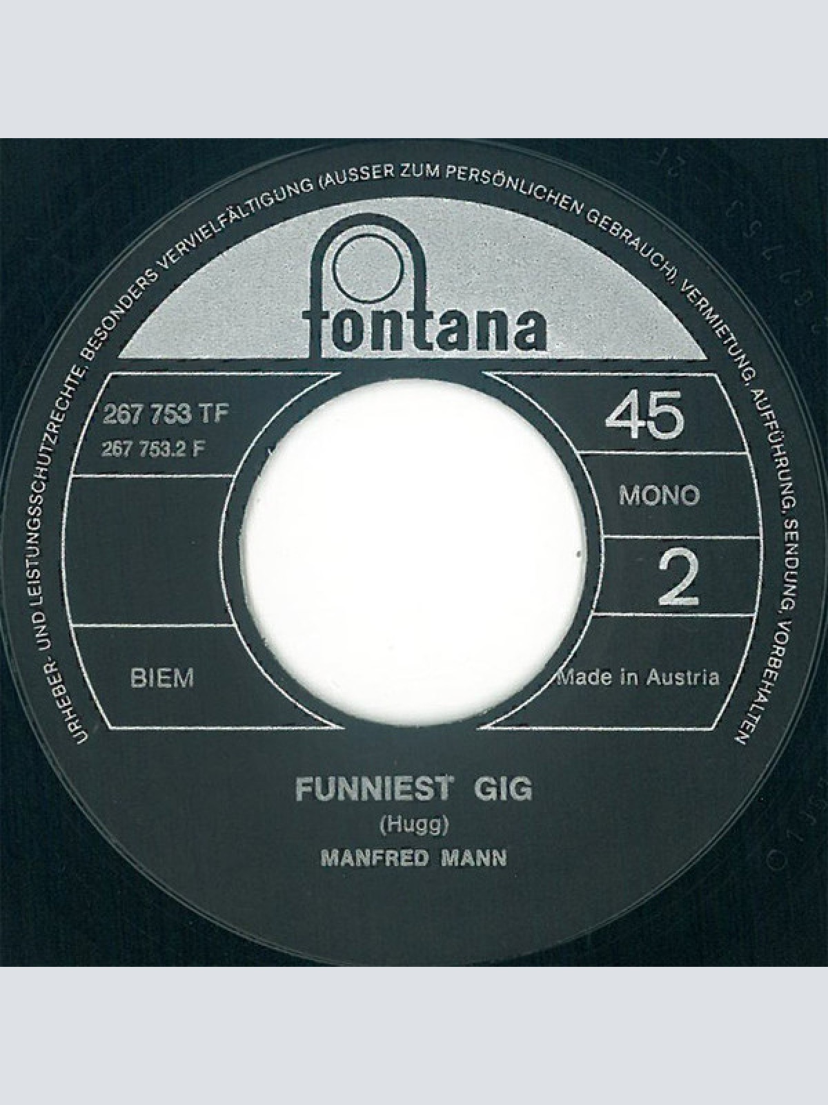 Vinyl / Manfred Mann - So Long, Dad