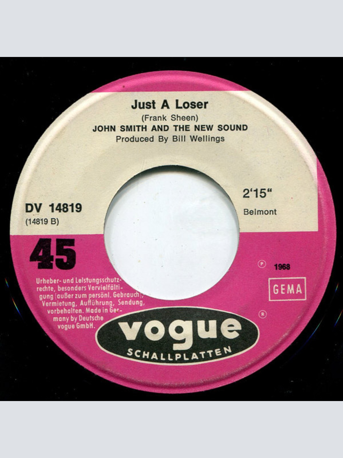 Vinyl / John Smith And The New Sound - Birthday