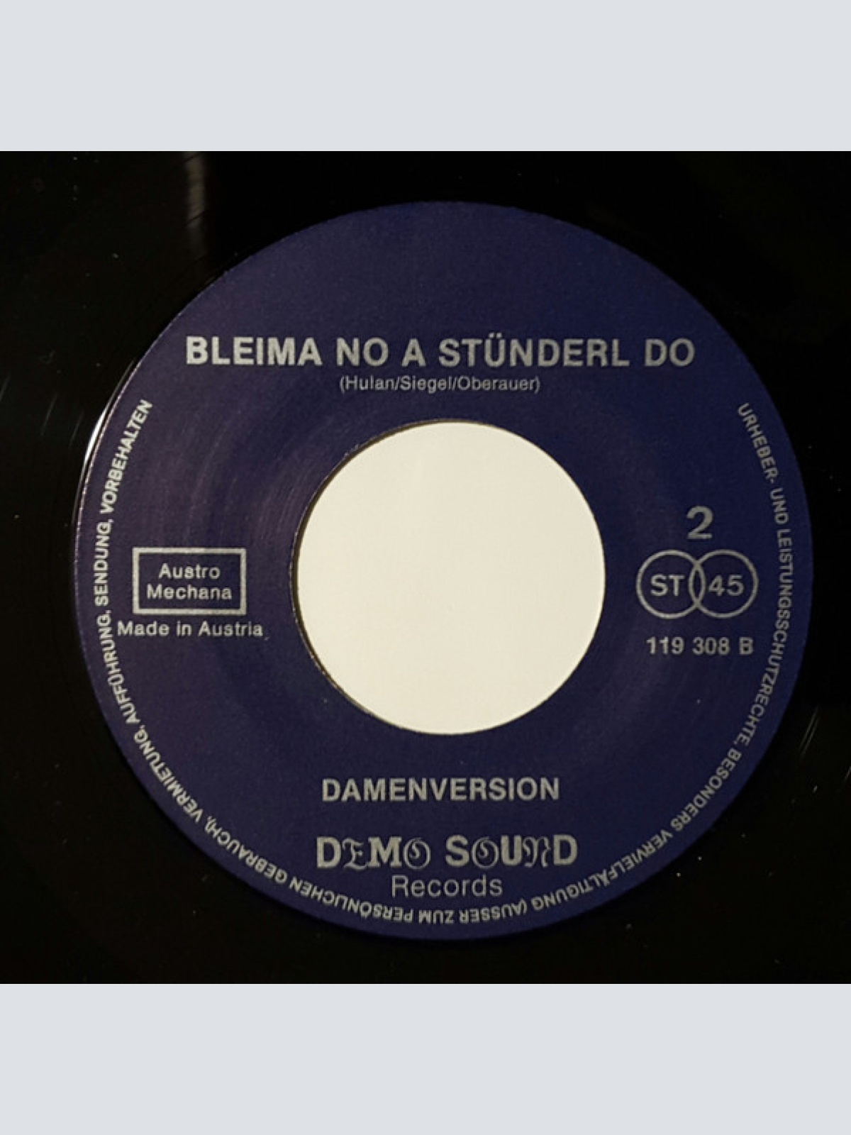 Vinyl / Various - Bleima No A Stünderl Do