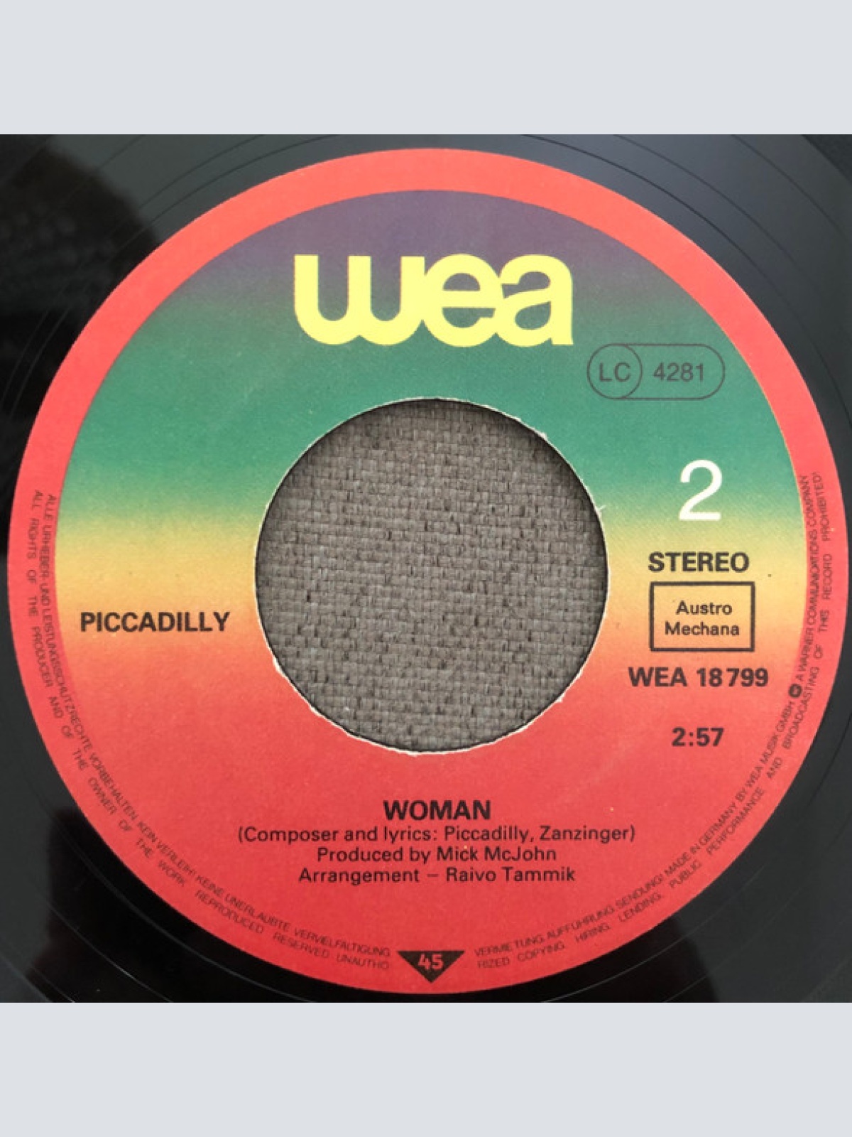Vinyl / Piccadilly (4) - Sun Of Hawaii / Woman