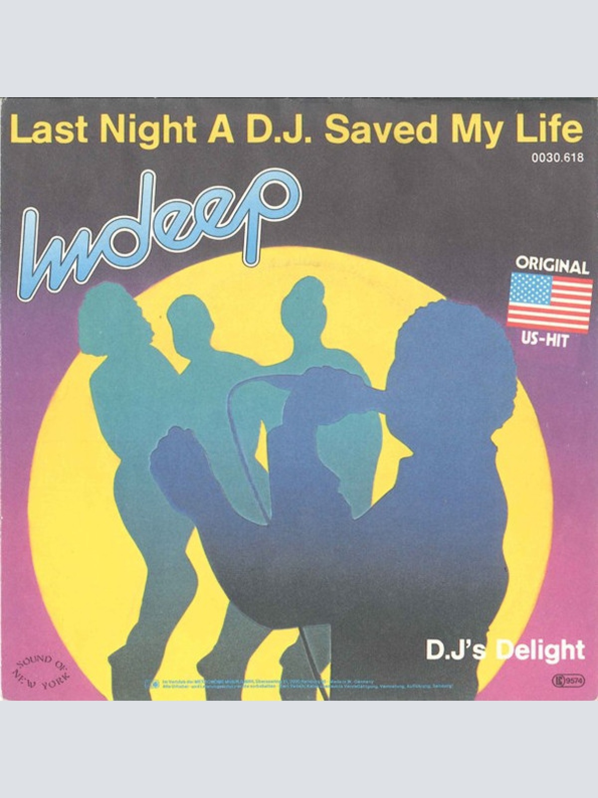Vinyl / Indeep - Last Night A D.J. Saved My Life