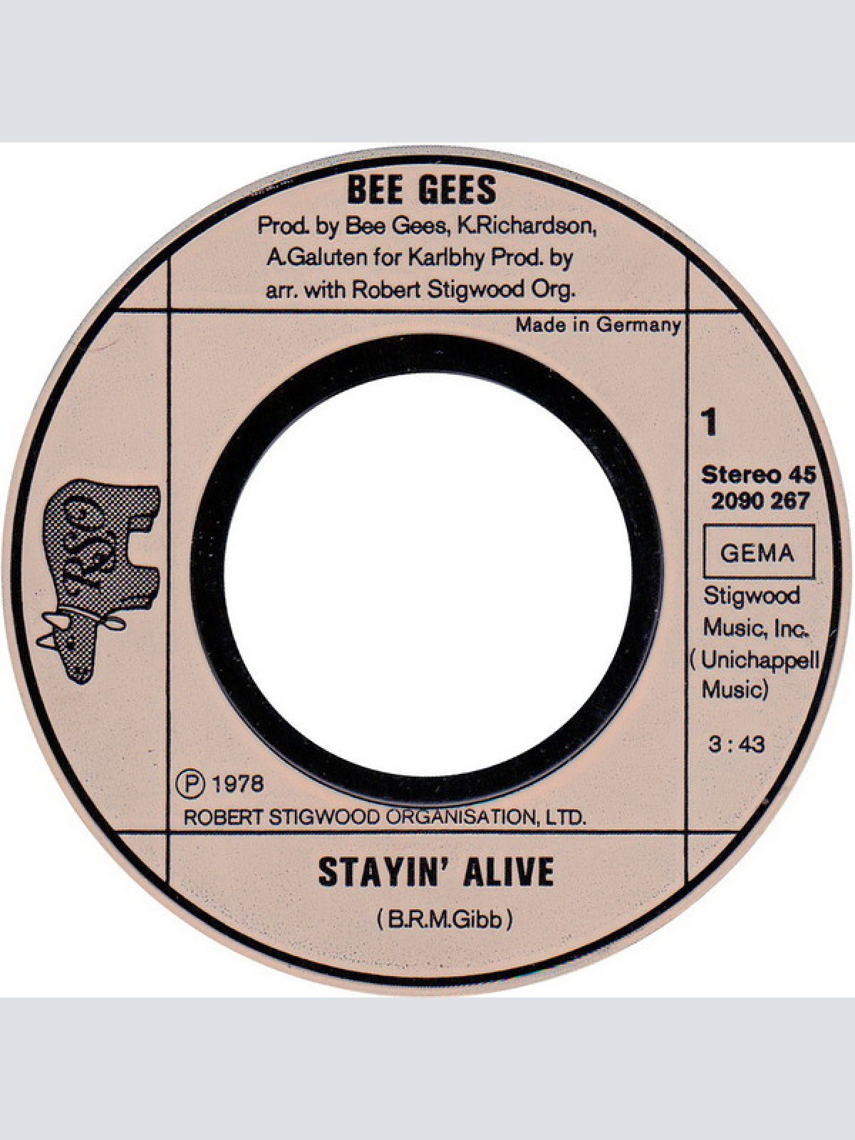 Vinyl / Bee Gees - Stayin' Alive