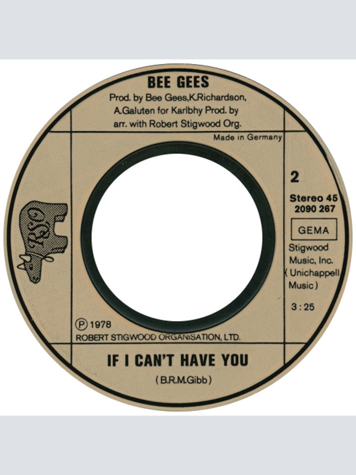 Vinyl / Bee Gees - Stayin' Alive