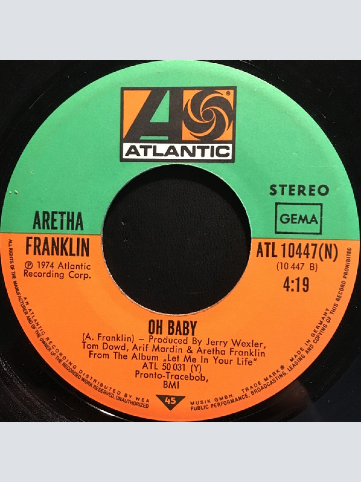 Vinyl / Aretha Franklin - I'm In Love