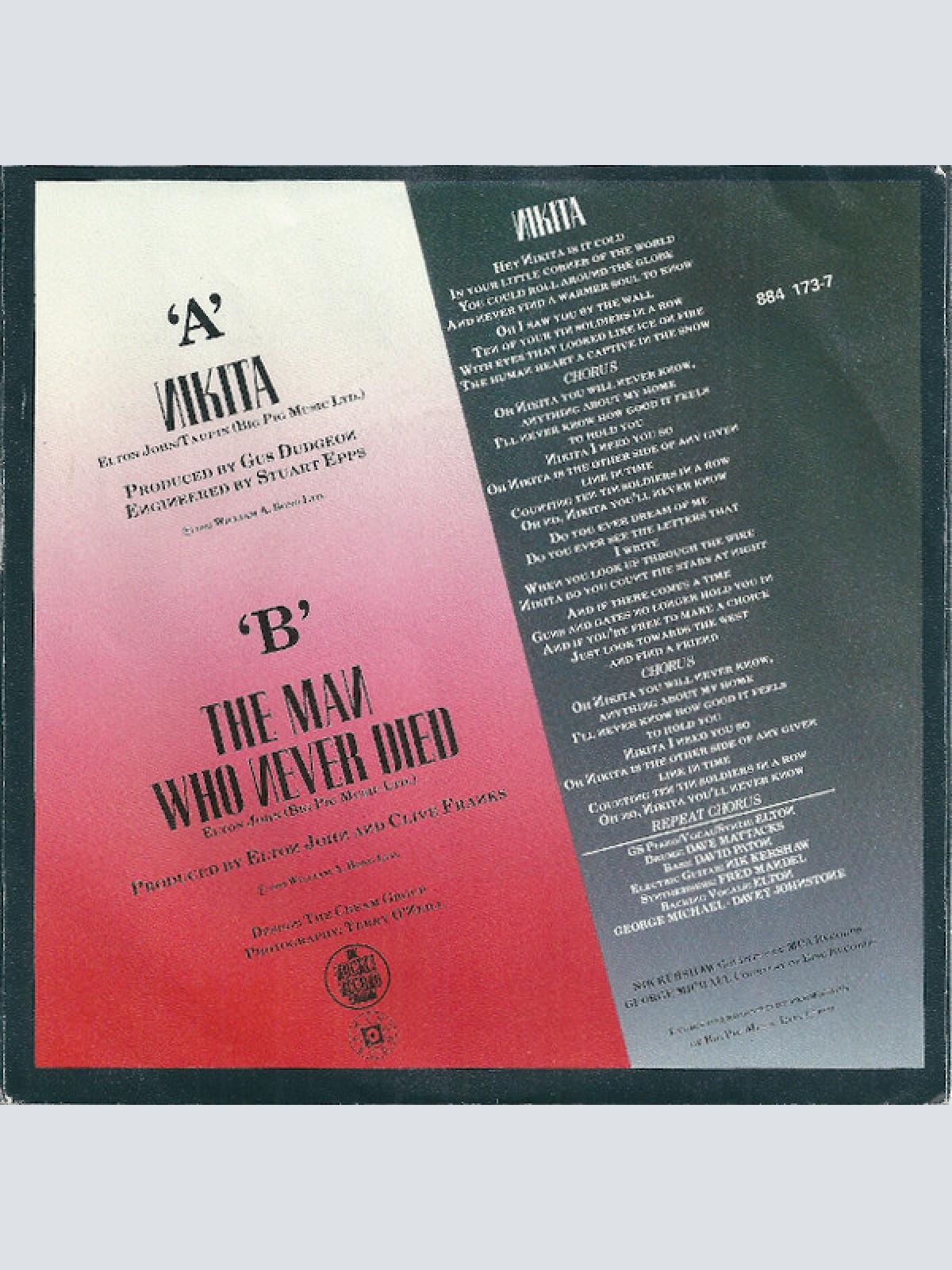 Vinyl / Elton John - Nikita