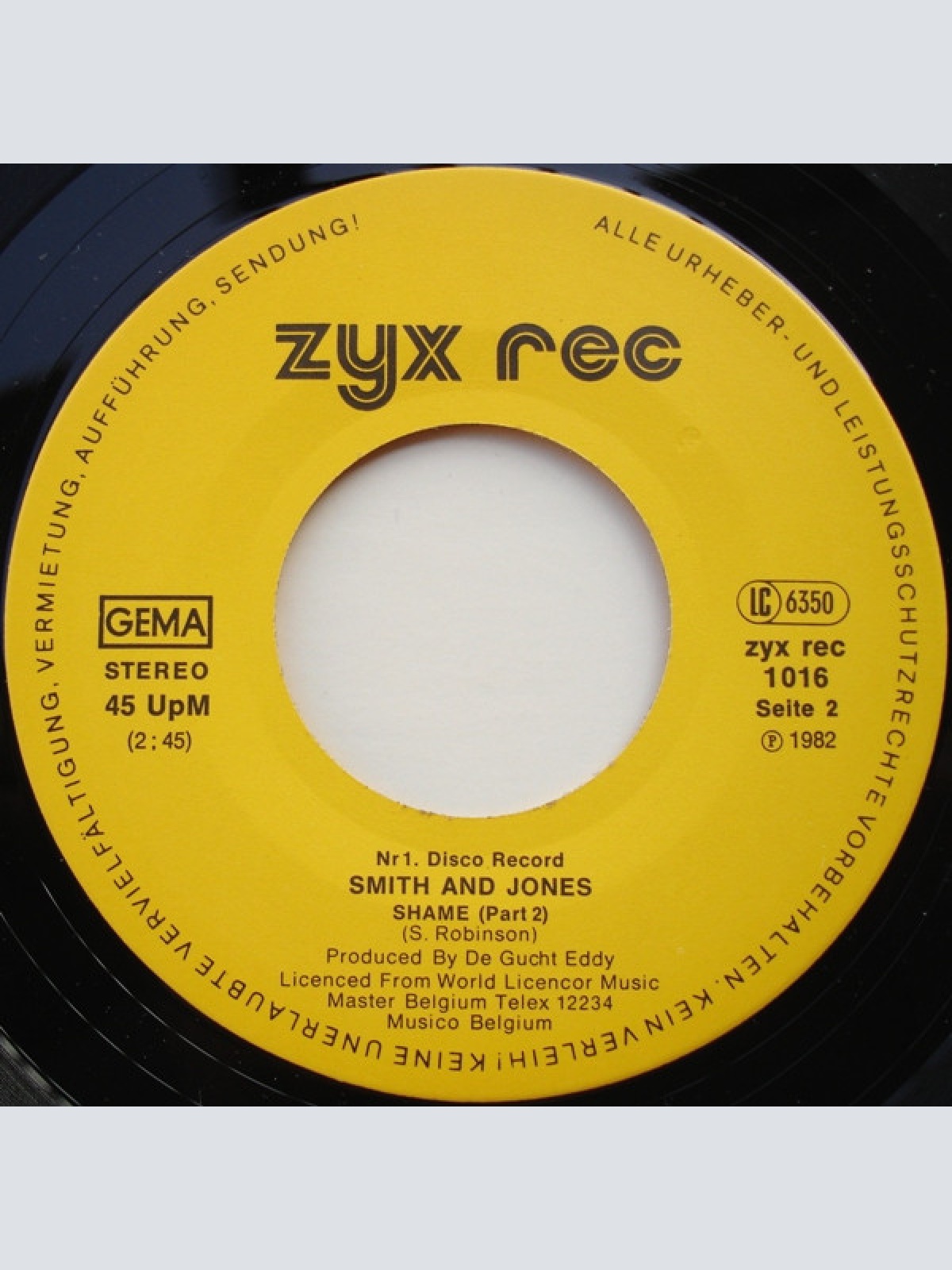 Vinyl / Smith And Jones - Shame Shame Shame