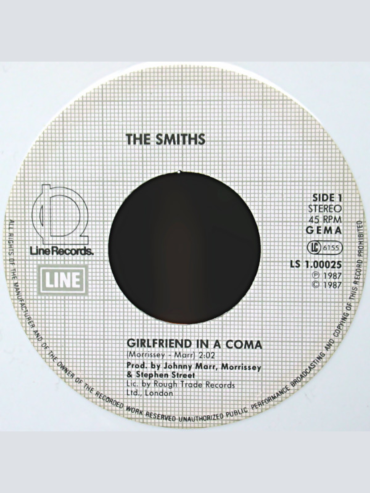 Vinyl / The Smiths - Stop Me If You Think You've Heard This One Before / Girlfriend In A Coma