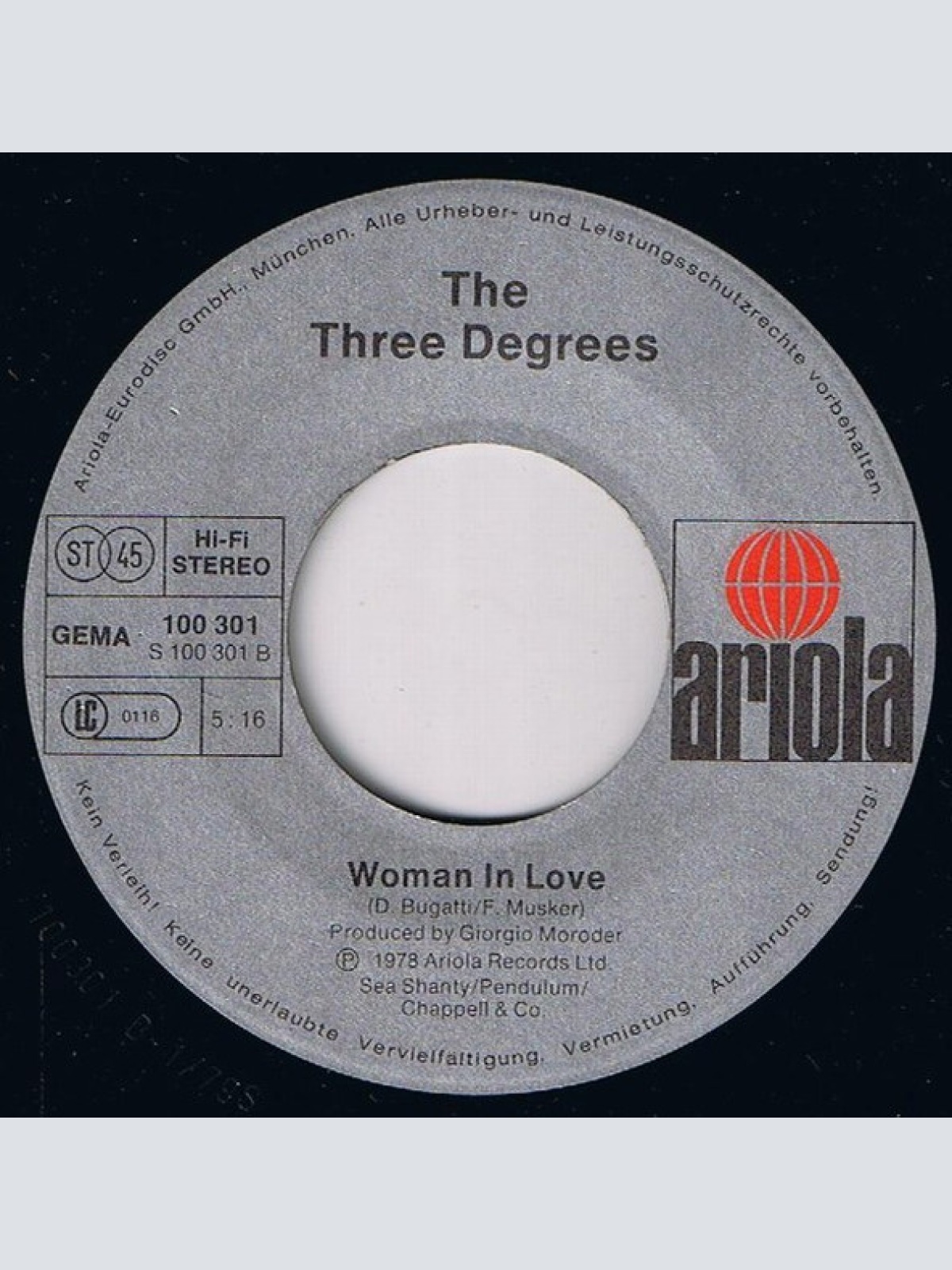 Vinyl / The Three Degrees - The Runner