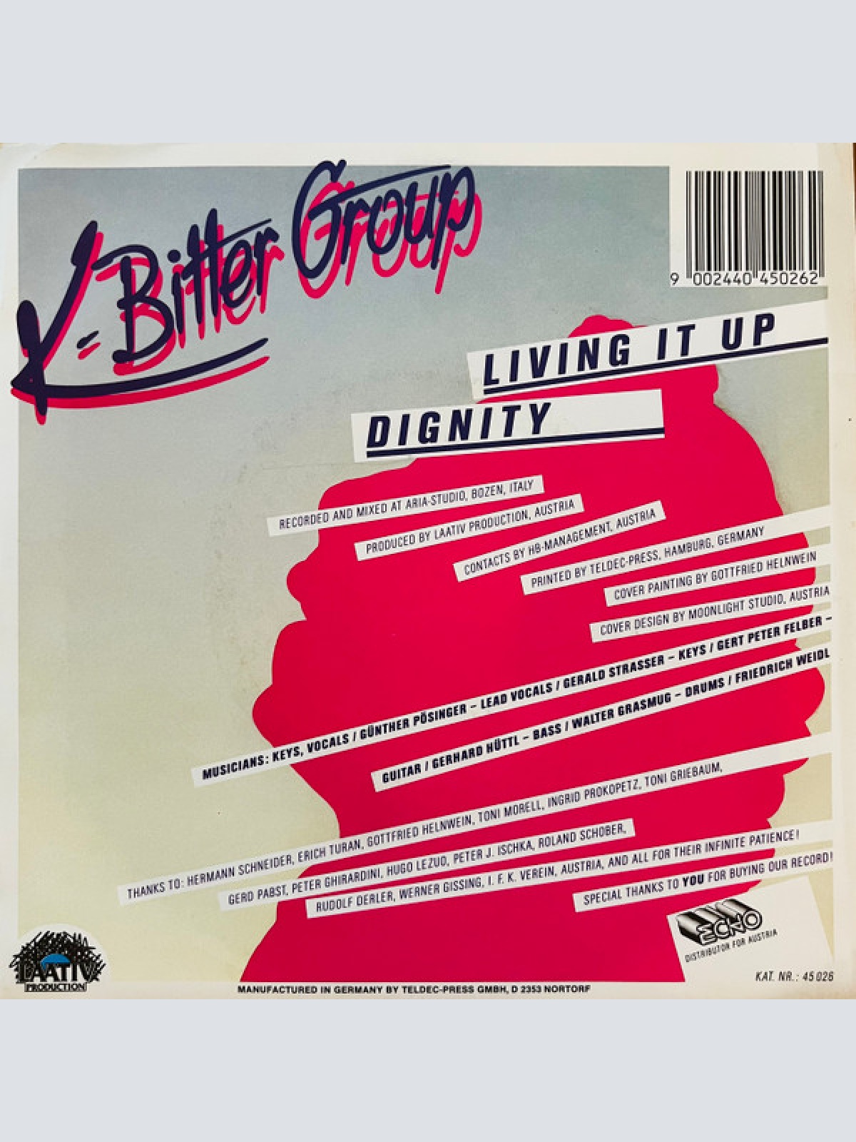Vinyl / K-Bitter Group - Living It Up / Dignity