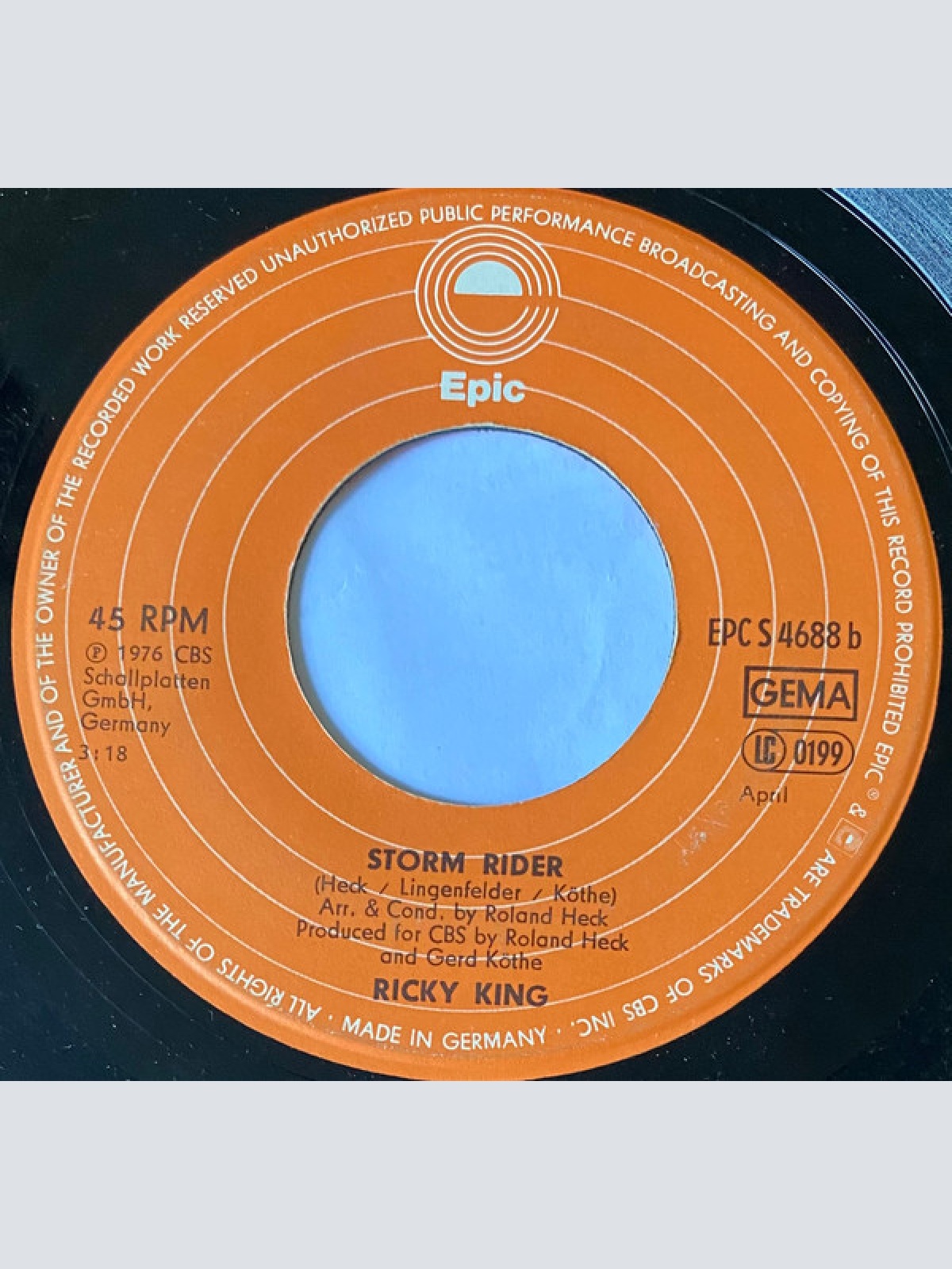 Vinyl / Ricky King - Le Rêve