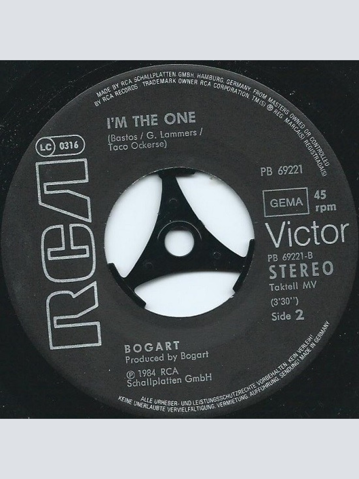 Vinyl / Bogart (3) - When The Sun Goes Down