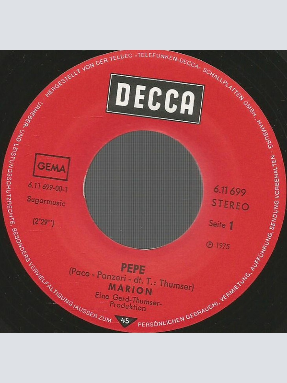 Vinyl / Marion (9) - Pepe