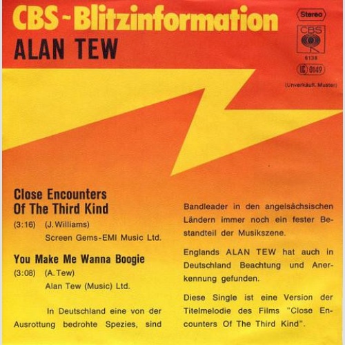 Vinyl / Alan Tew - Close Encounters Of The Third Kind