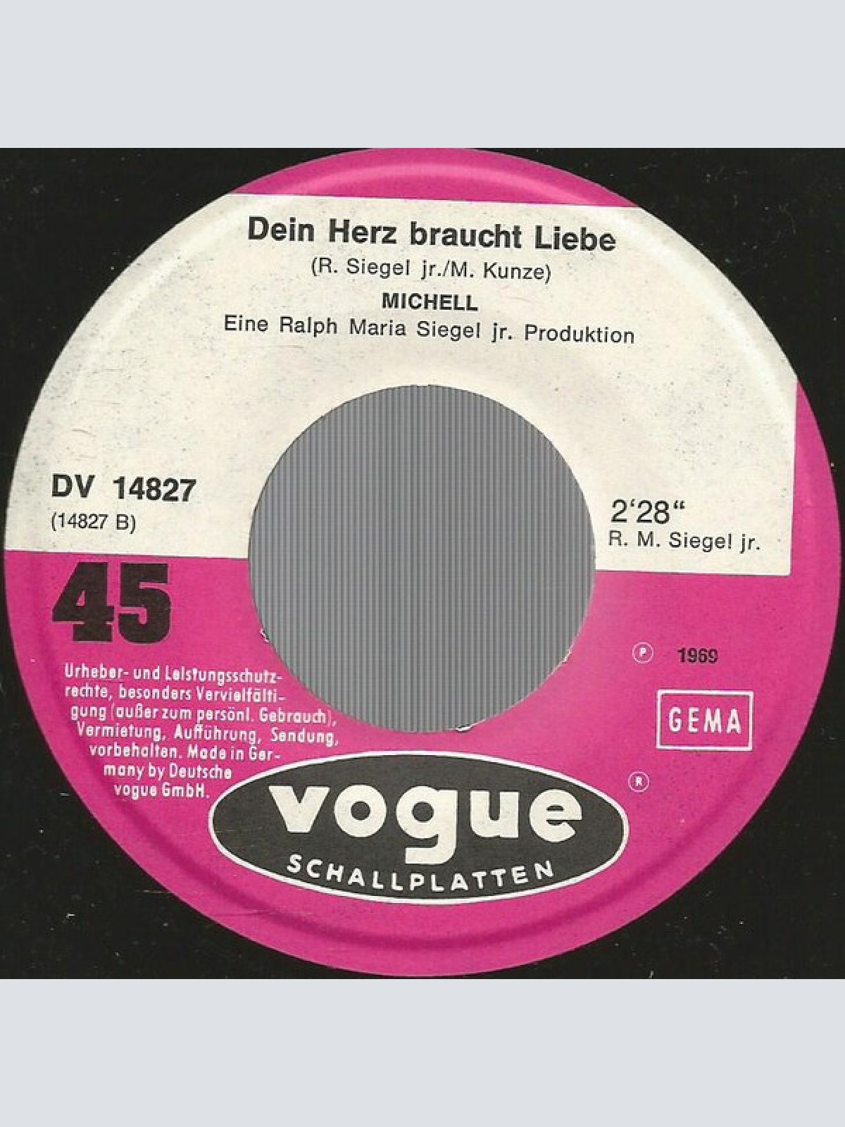 Vinyl / Michell (2) - Nur Du, Du, Du Allein