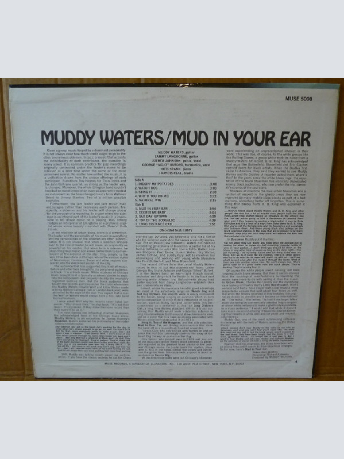 Vinyl / Muddy Waters - Mud In Your Ear
