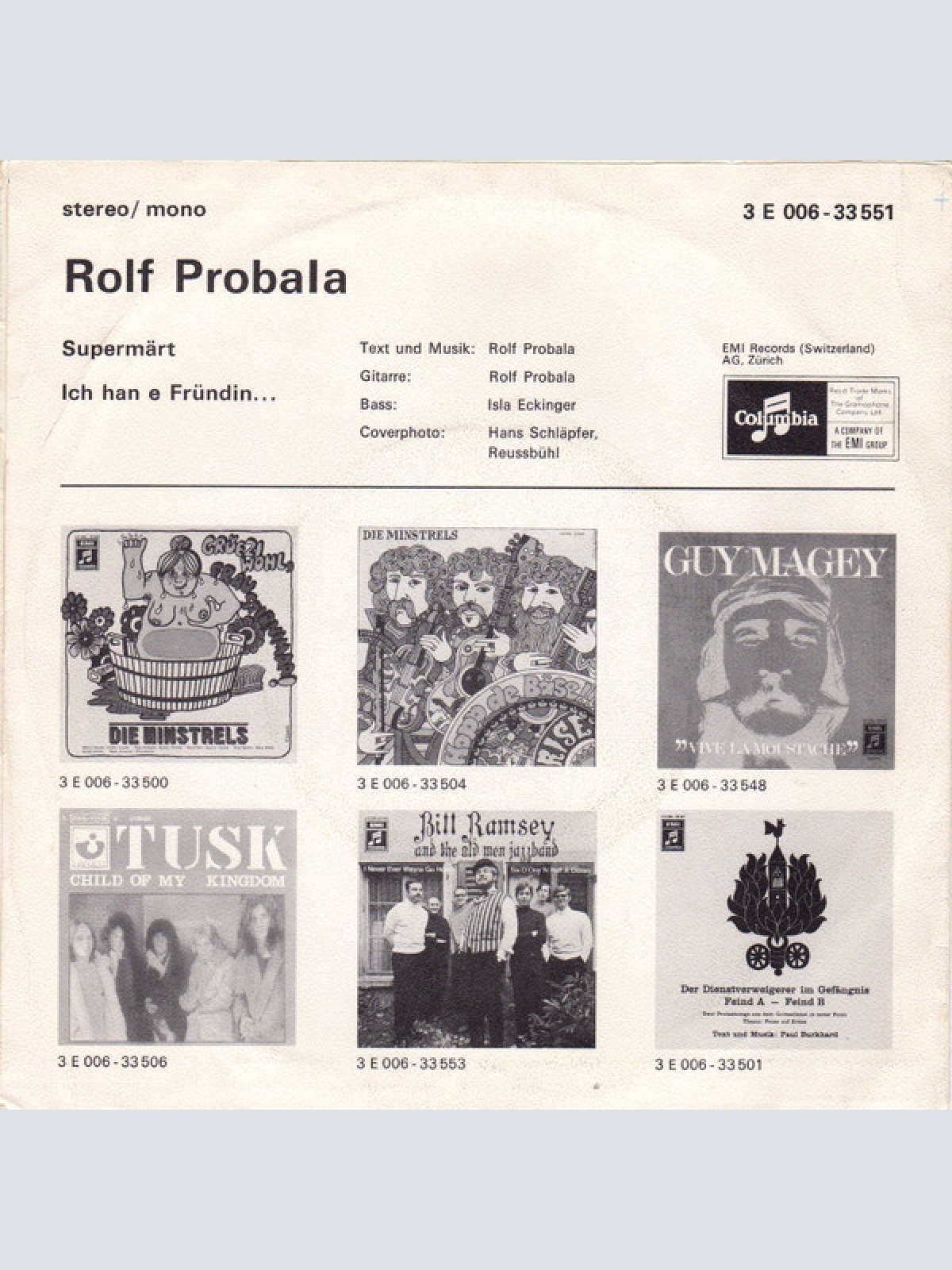 Vinyl / Rolf Probala - Supermärt