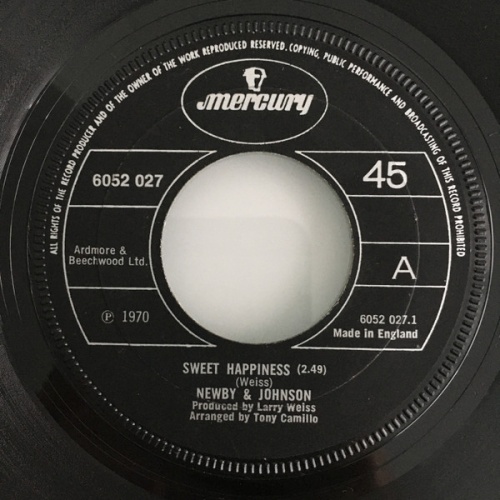 Vinyl / Newby & Johnson - Sweet Happiness