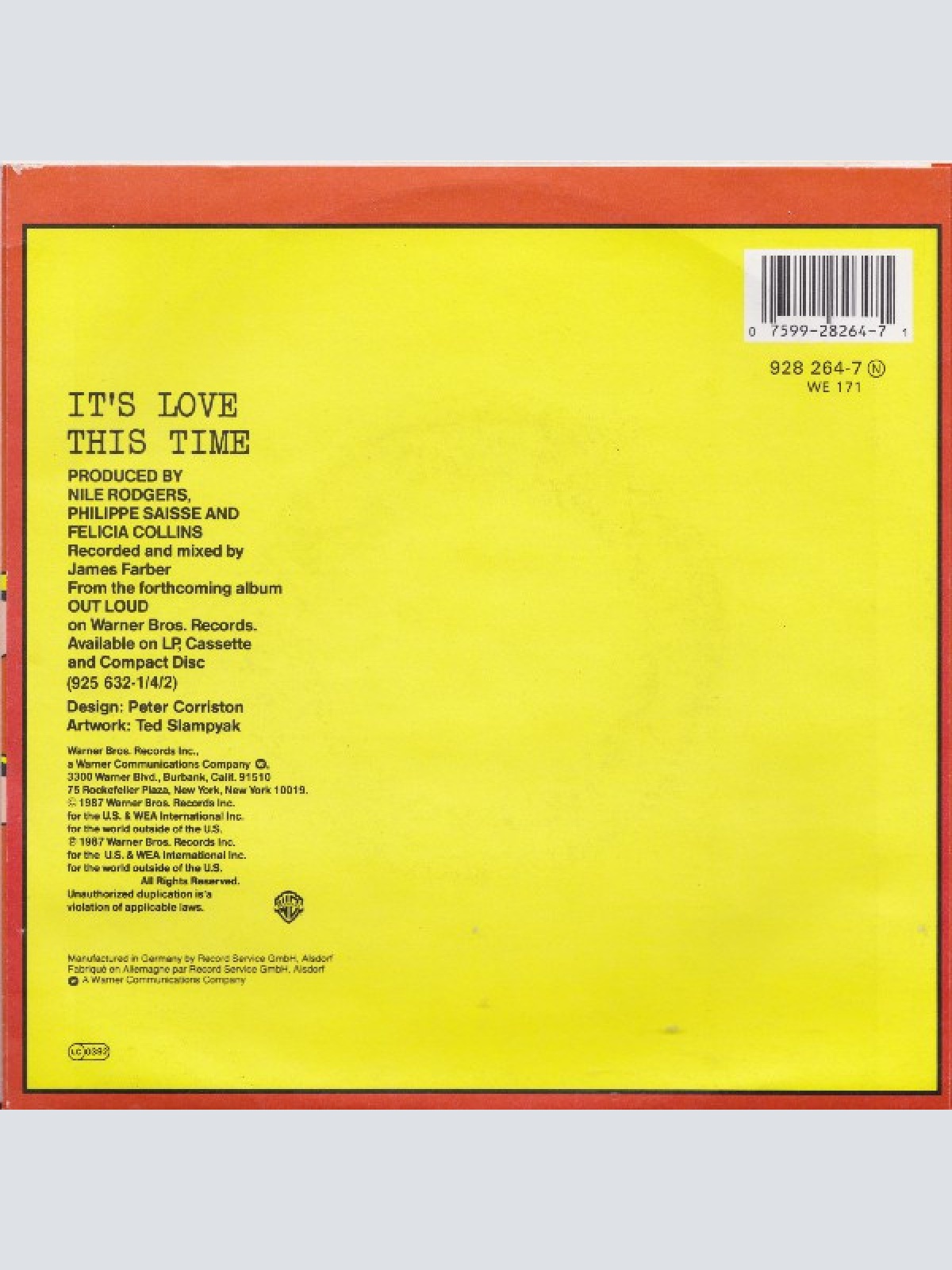 Vinyl / Outloud - It's Love This Time