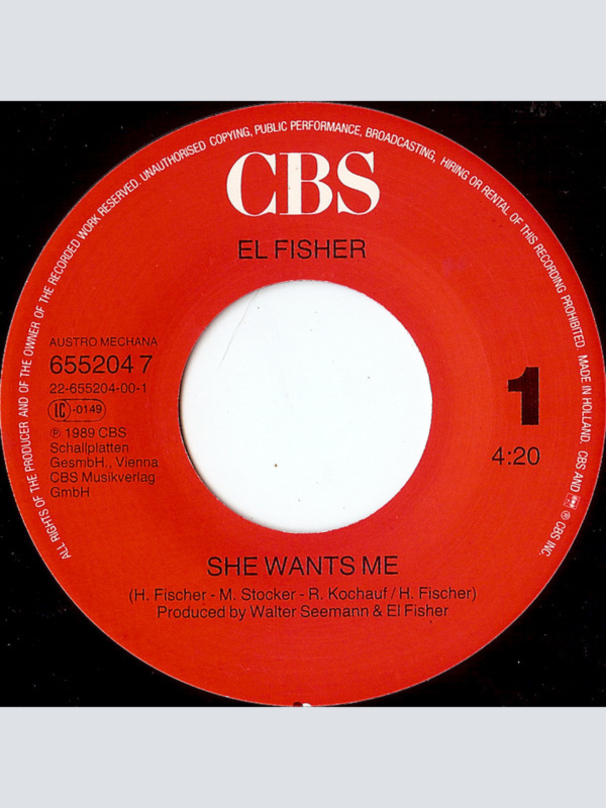 Vinyl / El Fisher - She Wants Me