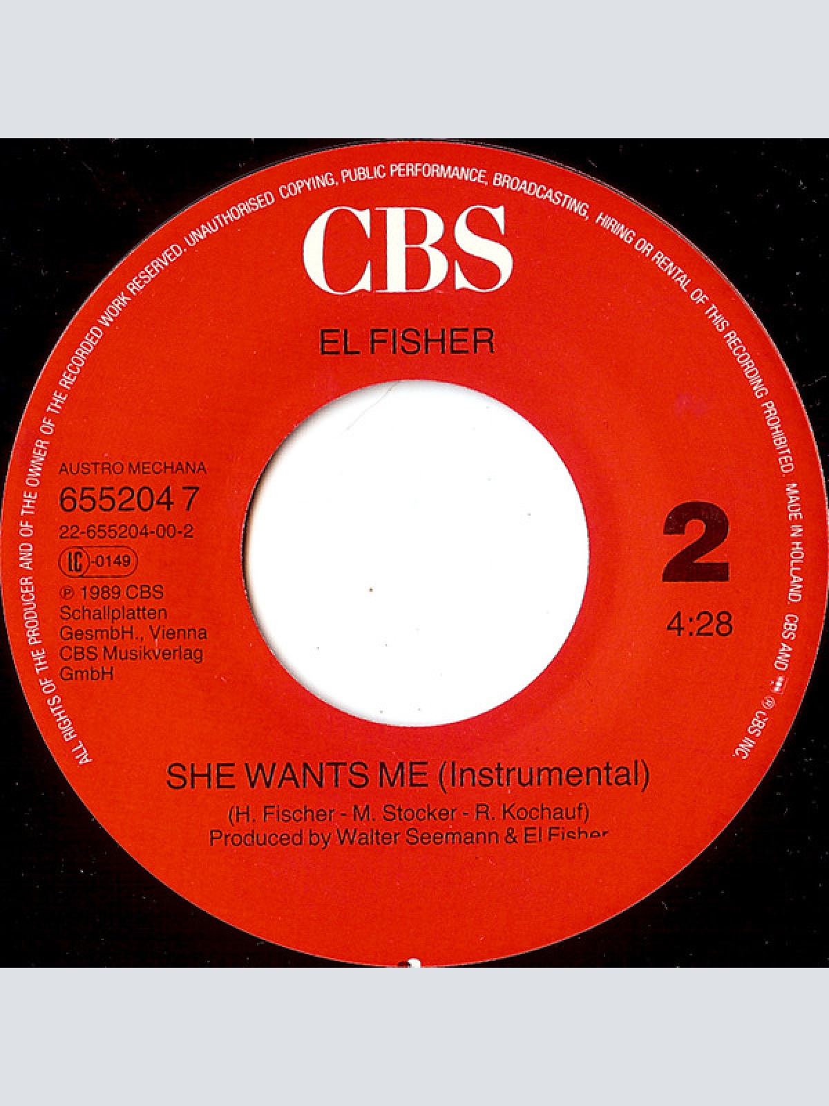 Vinyl / El Fisher - She Wants Me