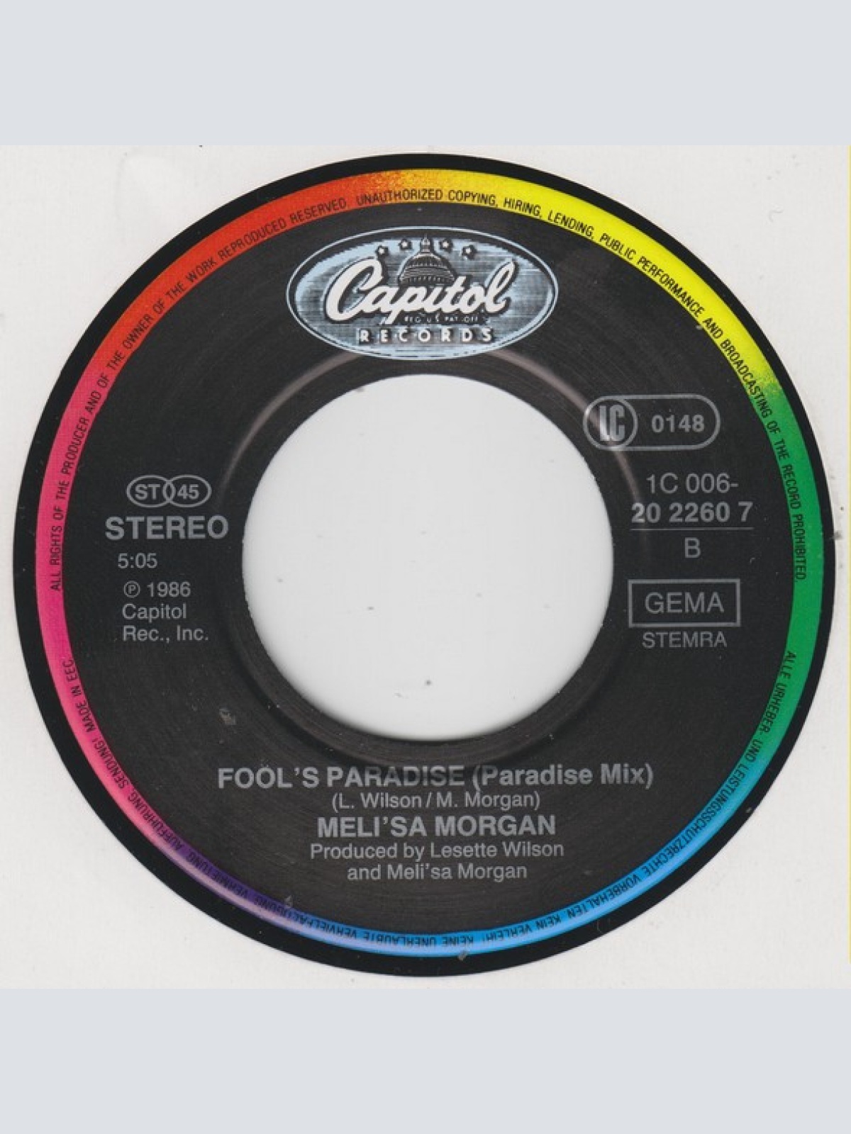 Vinyl / Meli'sa Morgan - If You Can Do It: I Can Too!!