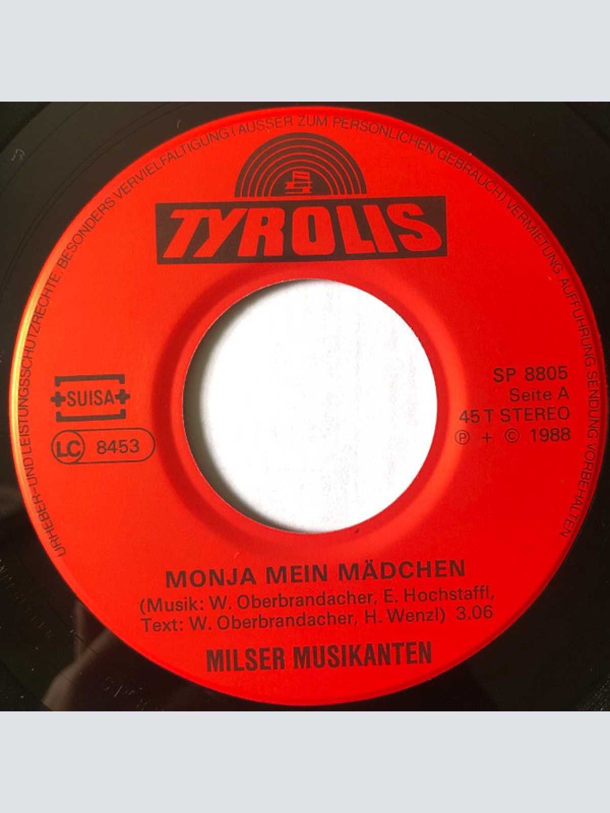Vinyl / Milser Musikanten - Monja Mein Mädchen