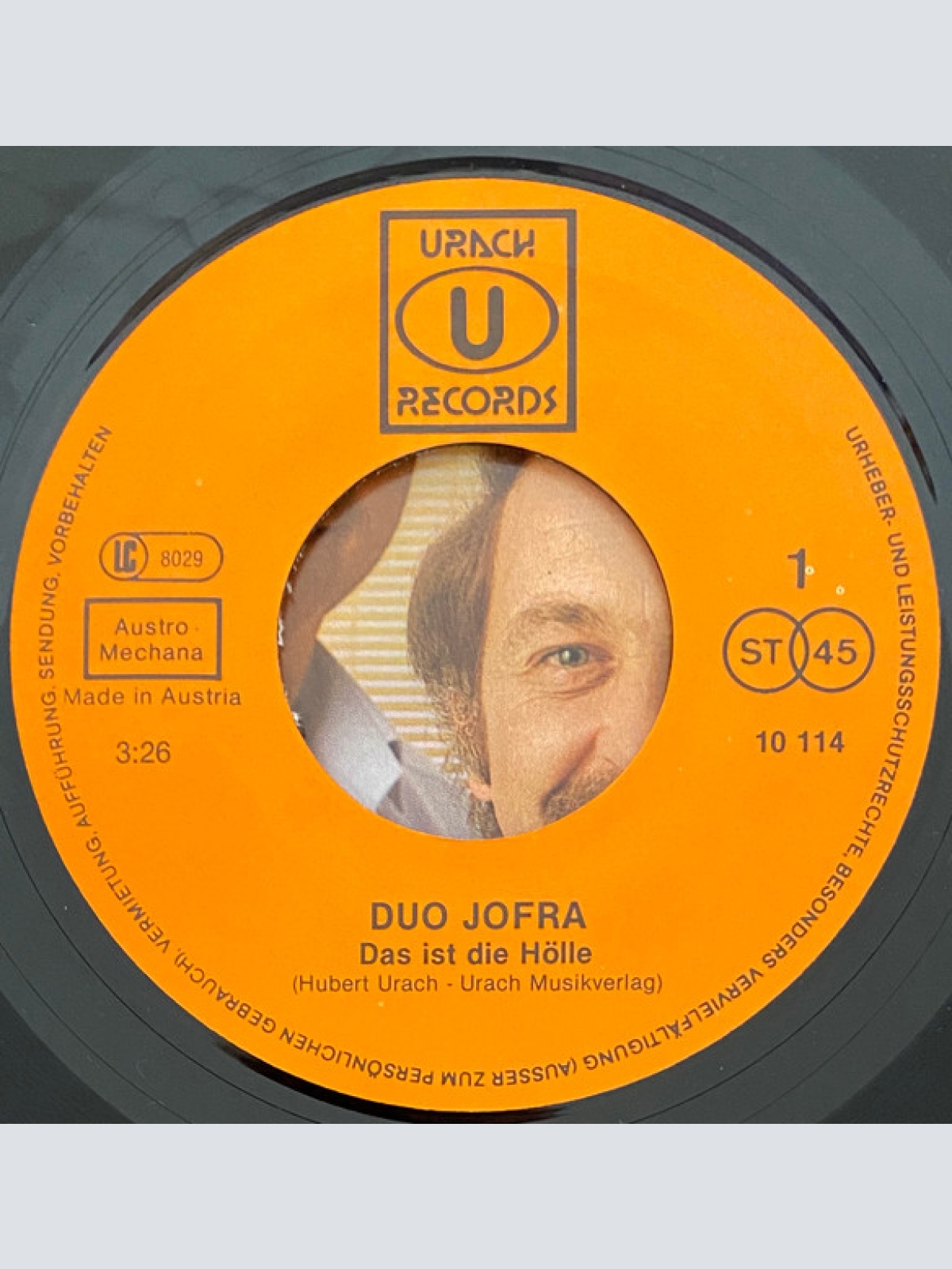 Vinyl / Jofra* - Das Ist Die Hölle / Senorita