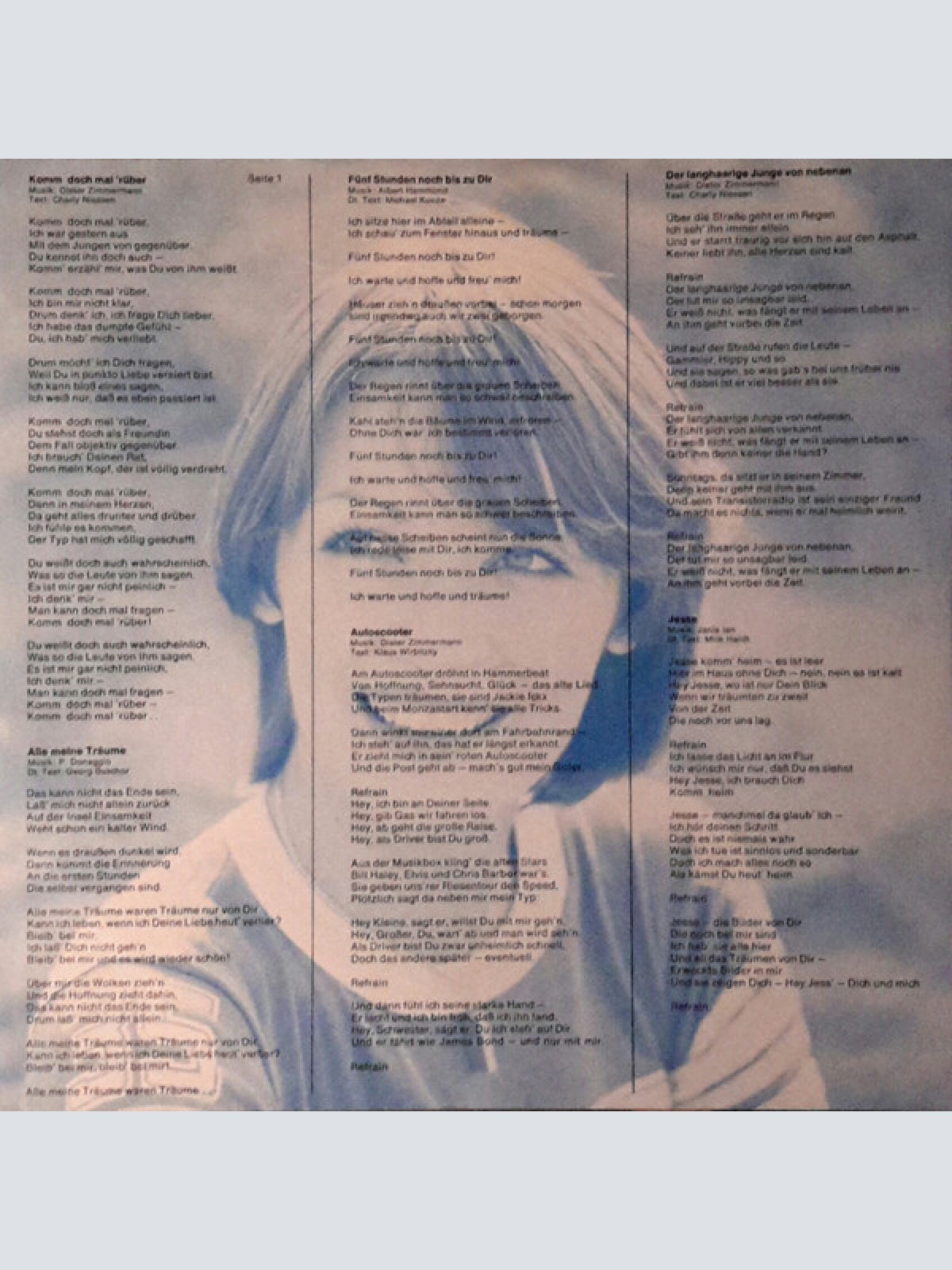 Vinyl / Ingrid Peters - Komm Doch Mal ’Rüber