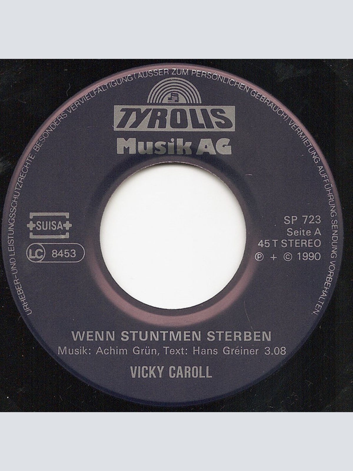 Vinyl / Vicki Caroll* - Wenn Stuntmen Sterben