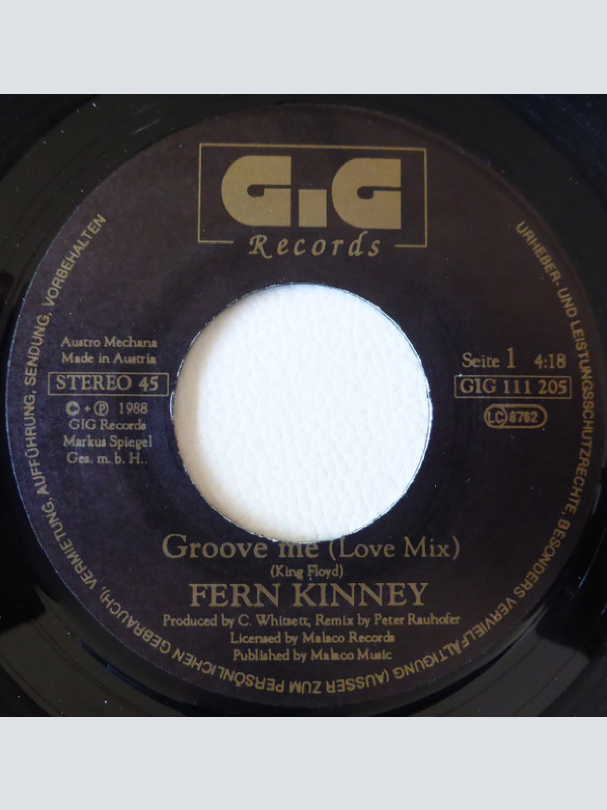 Vinyl / Fern Kinney - Groove me