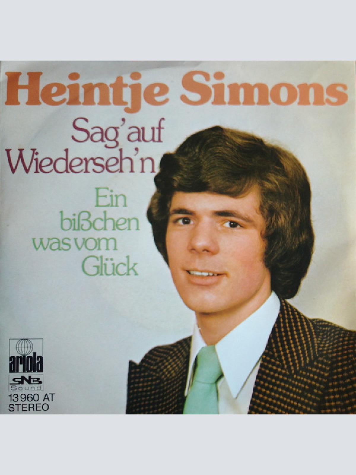 Vinyl / Heintje Simons* - Sag' Auf Wiederseh'n