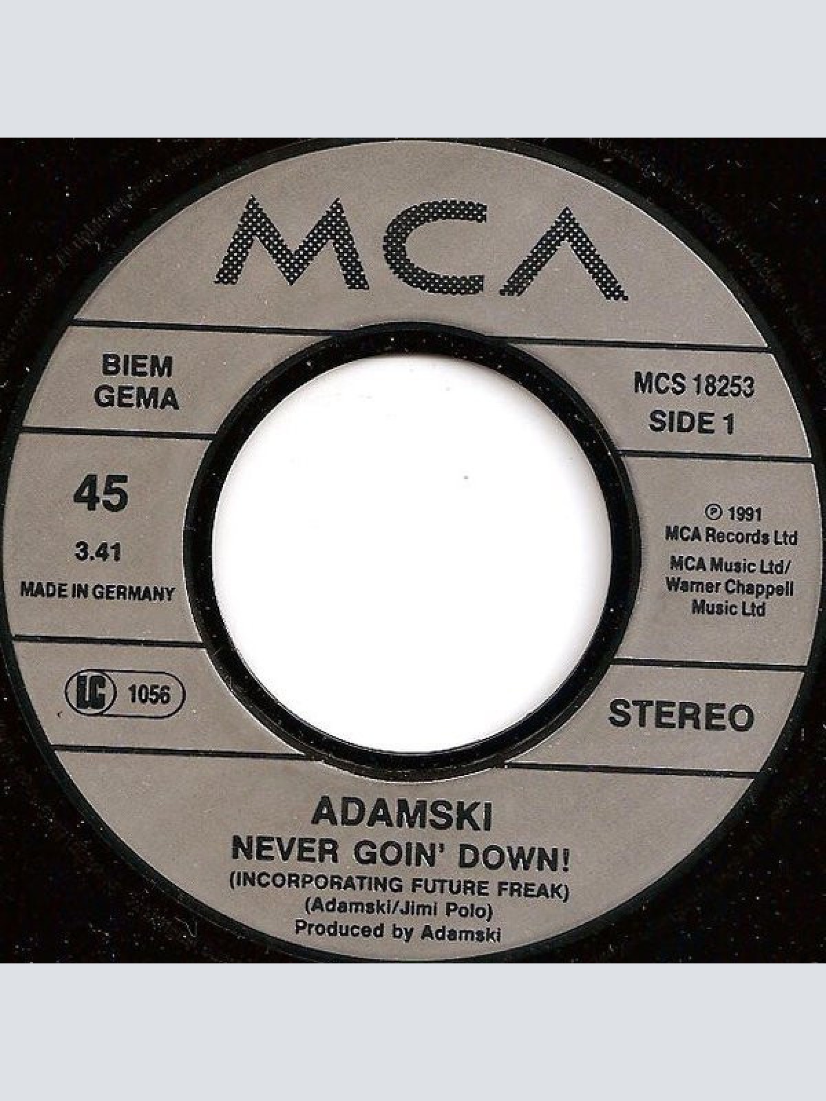 Vinyl / Adamski + Jimi Polo - Never Goin' Down!