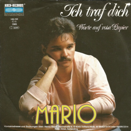 Vinyl / Mario* - Ich Traf Dich