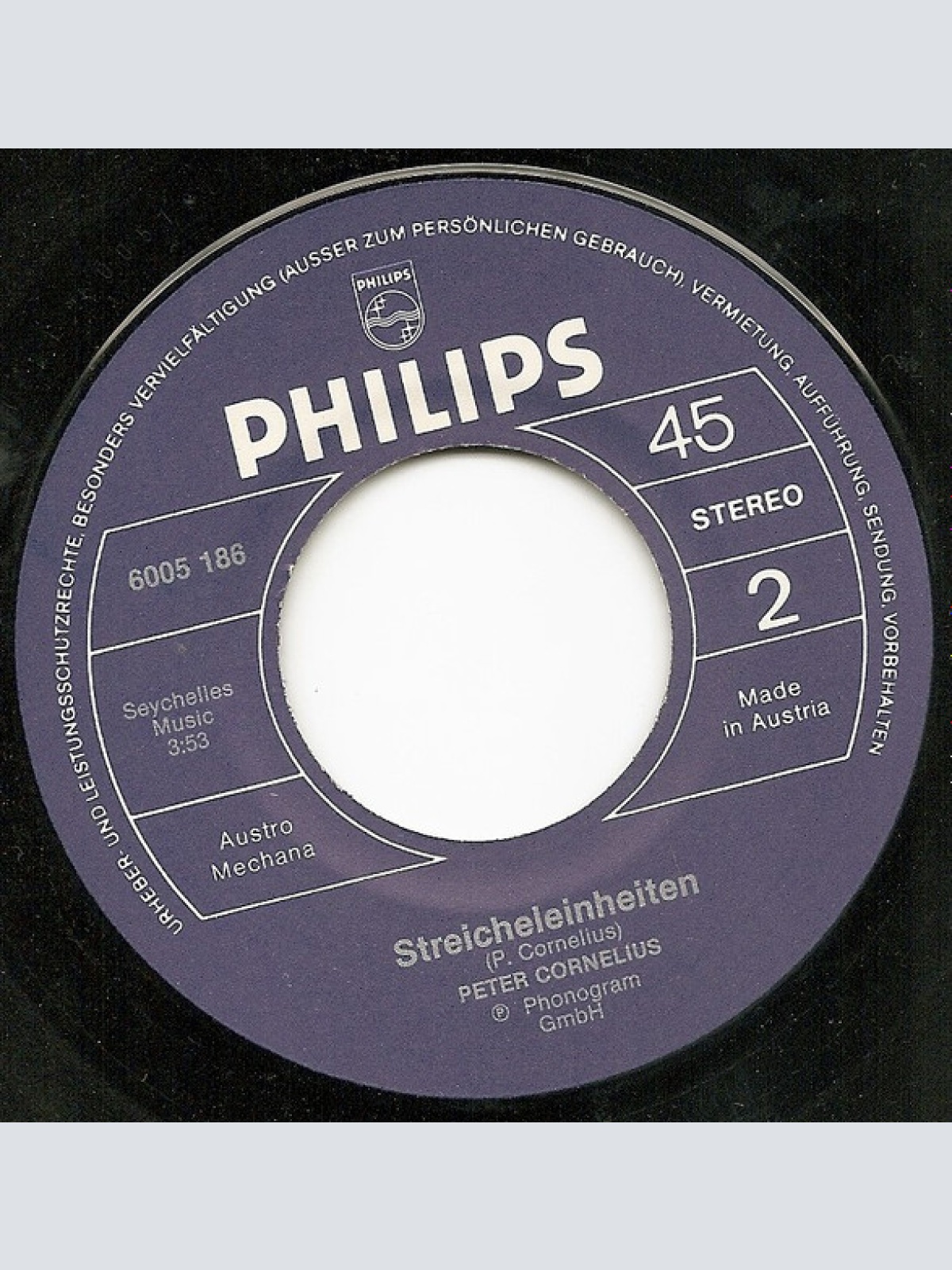 Vinyl / Peter Cornelius - Reif Für Die Insel