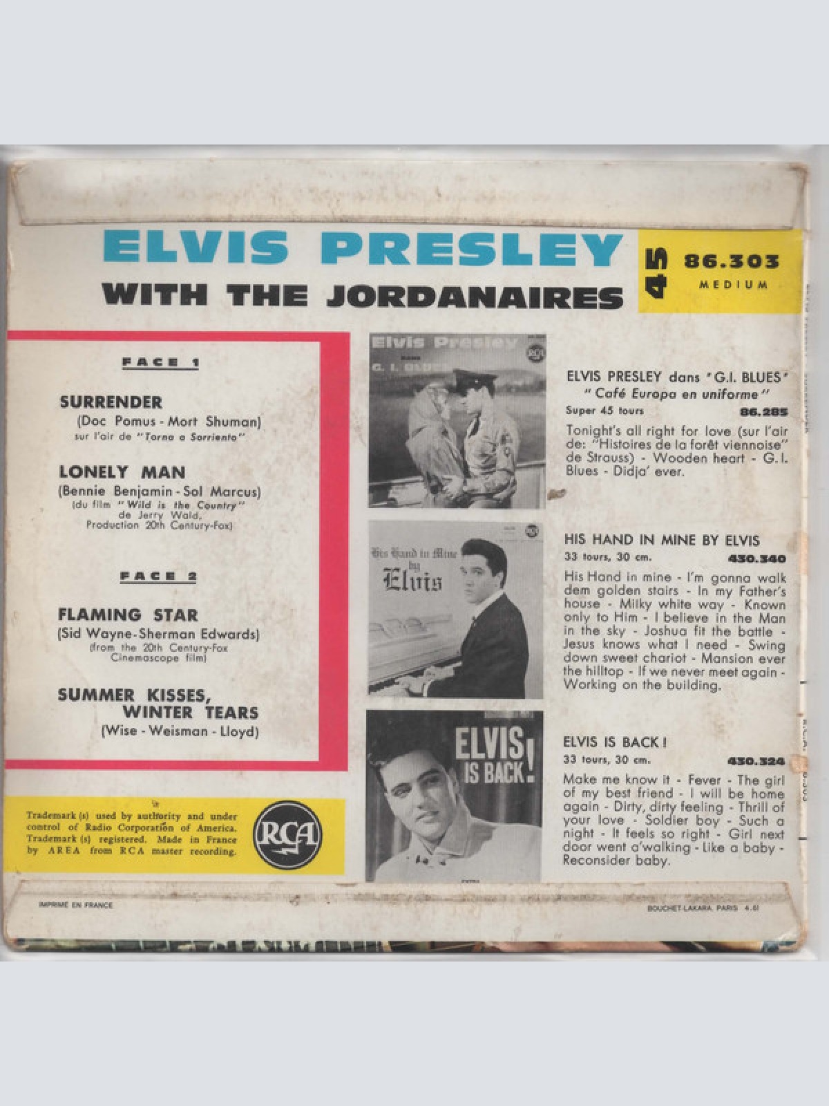 Vinyl / Elvis Presley - Surrender