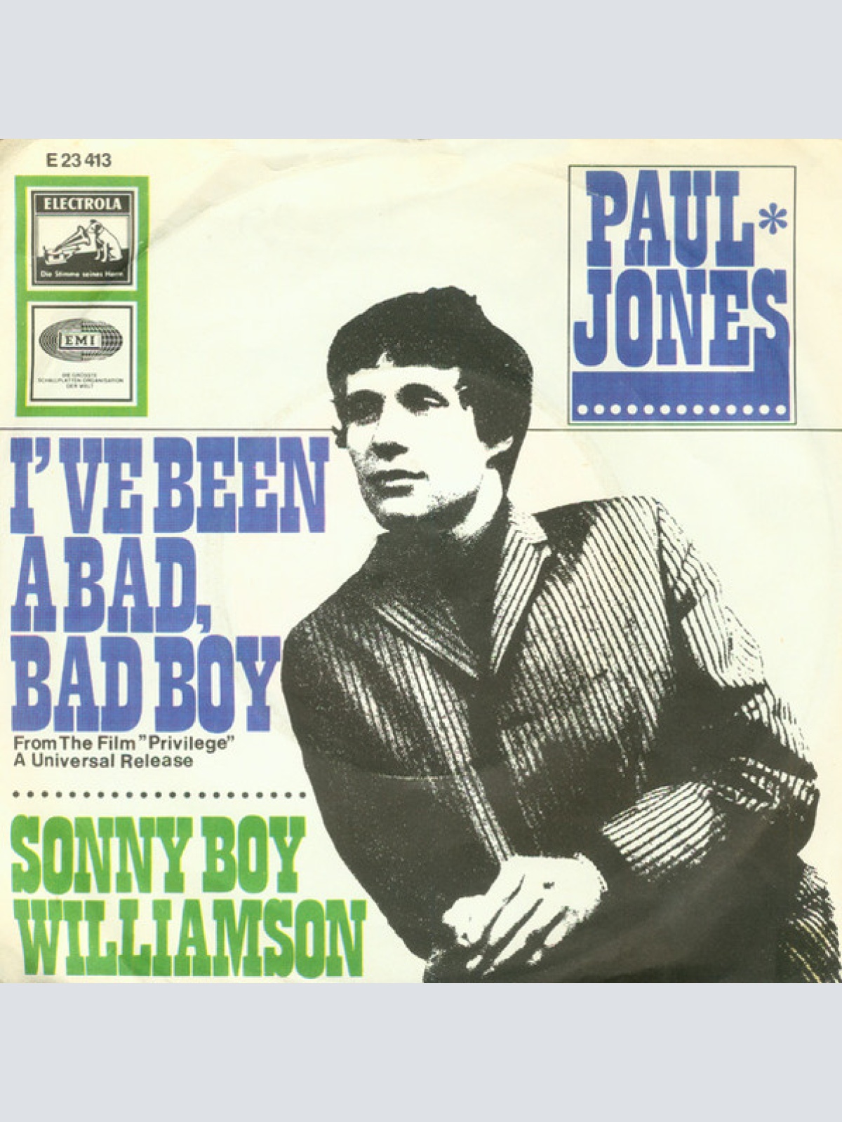 Vinyl / Paul Jones - I've Been A Bad Bad Boy / Sonny Boy Williamson