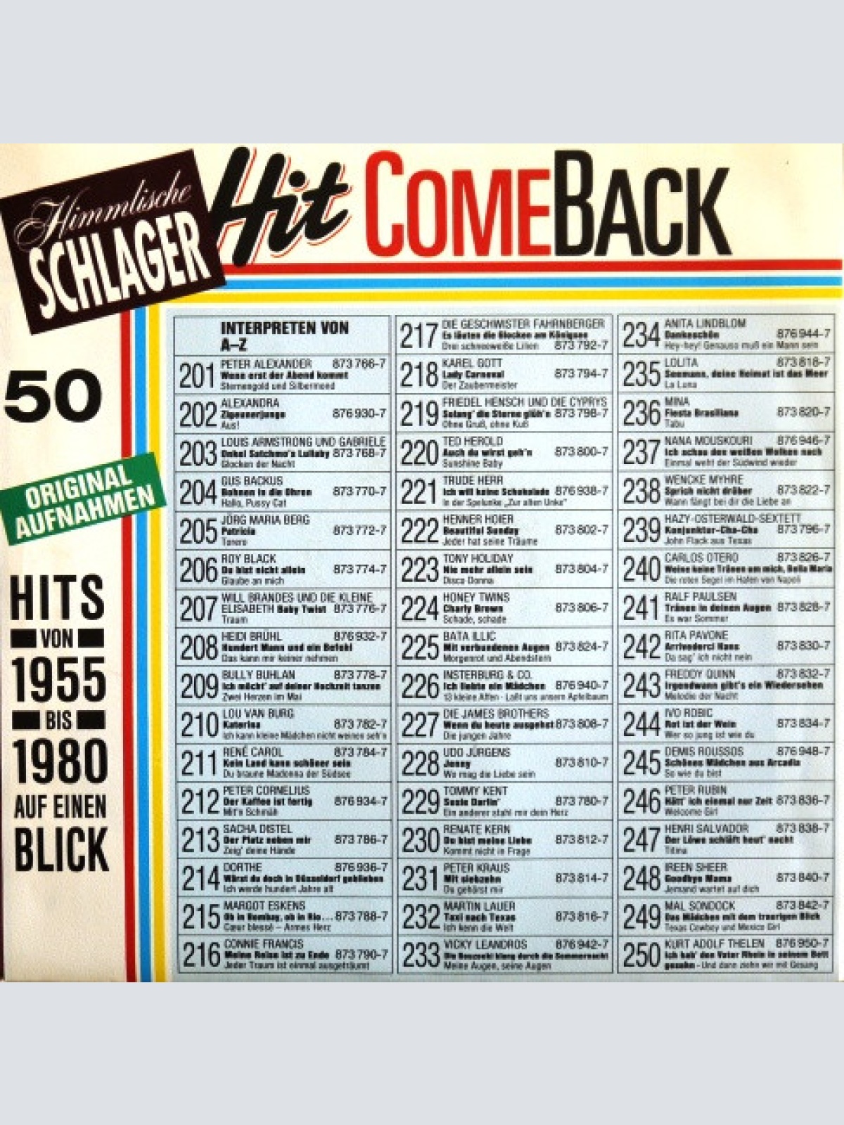 Vinyl / Roy Black - Du Bist Nicht Allein