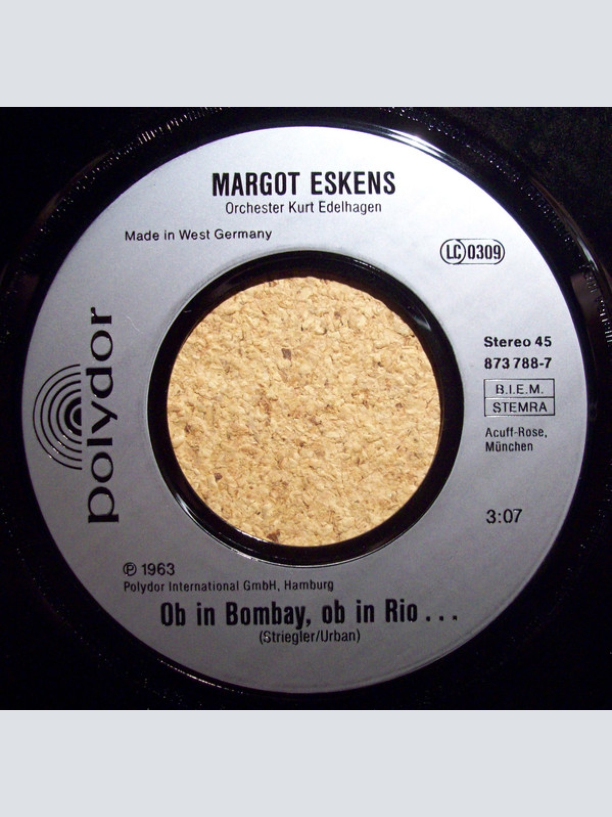 Vinyl / Margot Eskens - Ob In Bombay, Ob In Rio