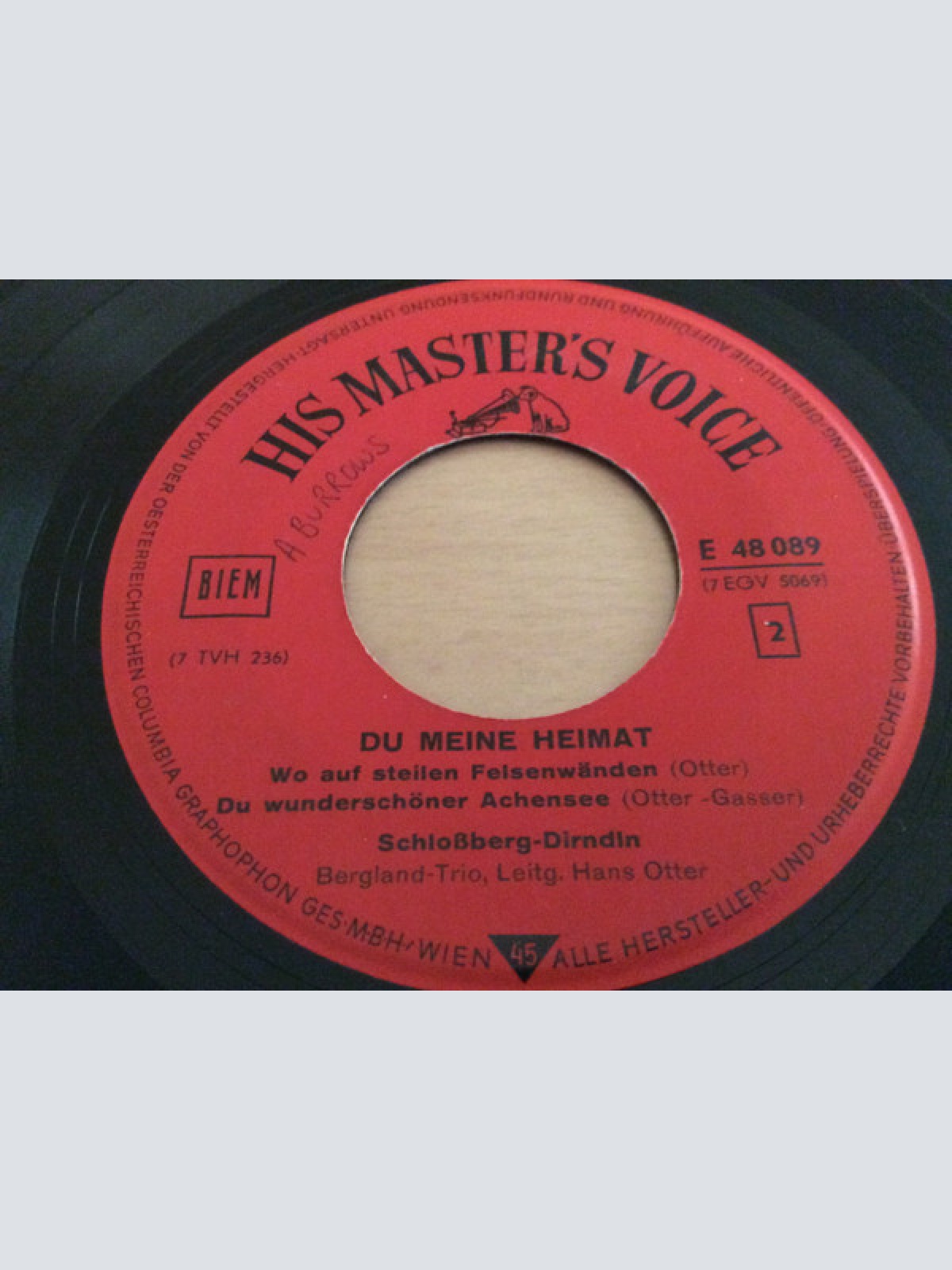 Vinyl / Die Schloßberg-Dirndln / Bergland-Trio* - Du Meine Heimat