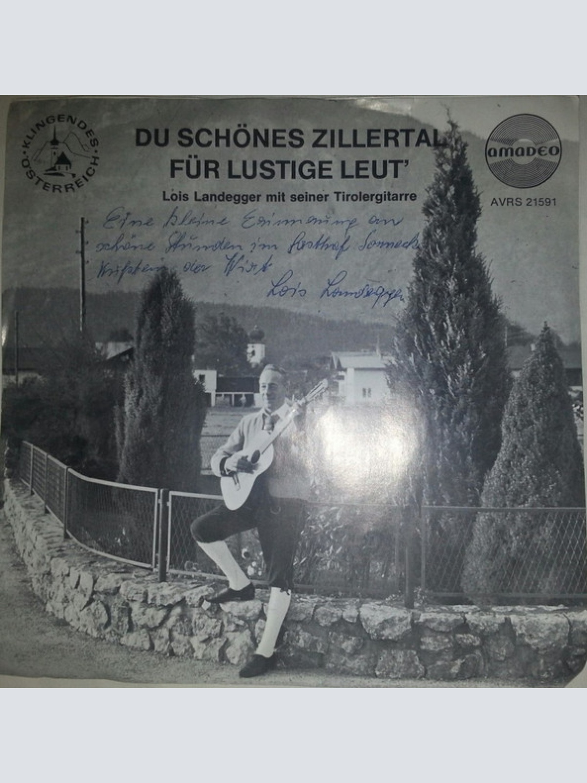 Vinyl / Lois Landegger - Du Schönes Zillertal