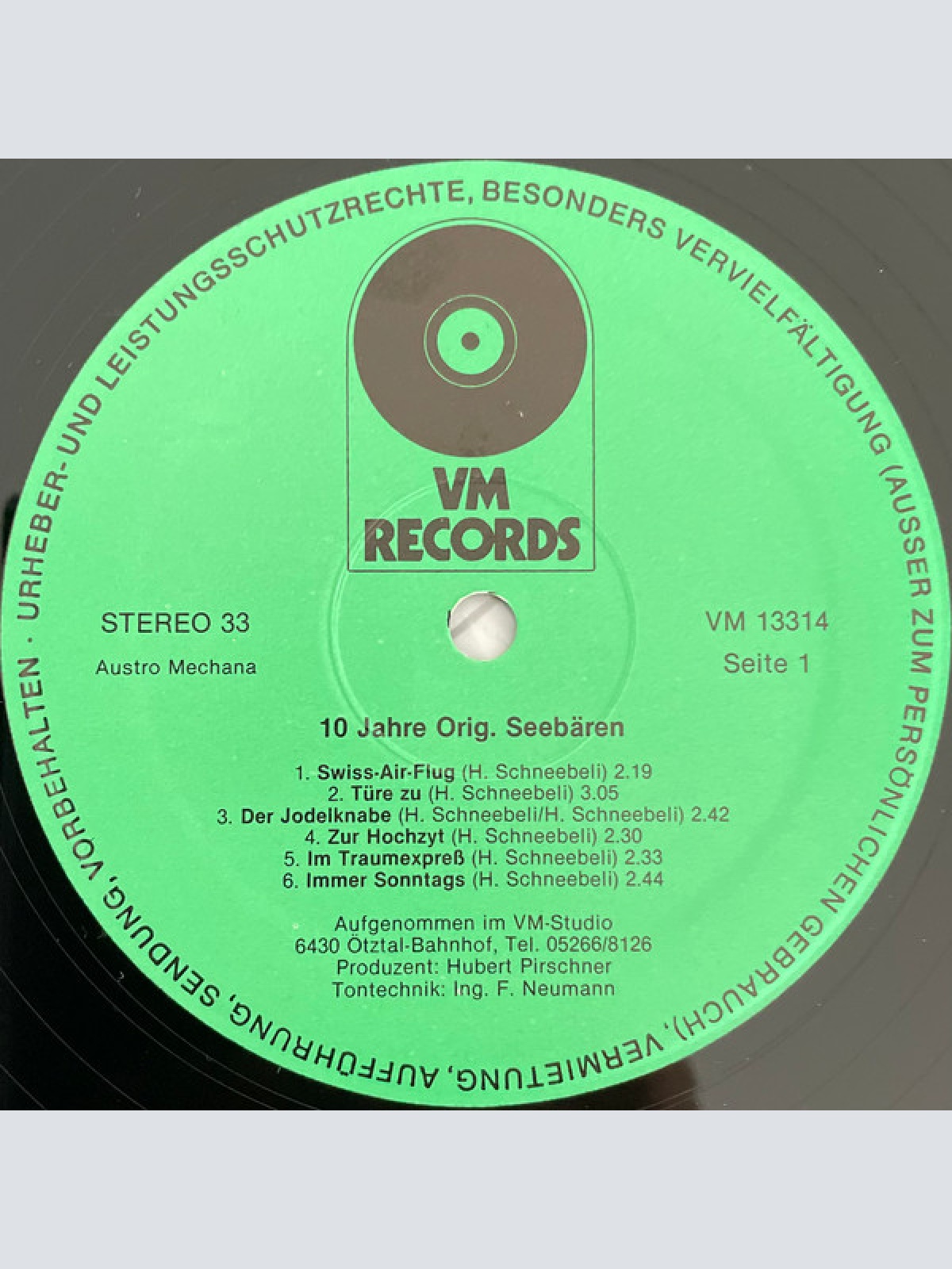 Vinyl / Original Seebären* - 10 Jahre Original Seebären