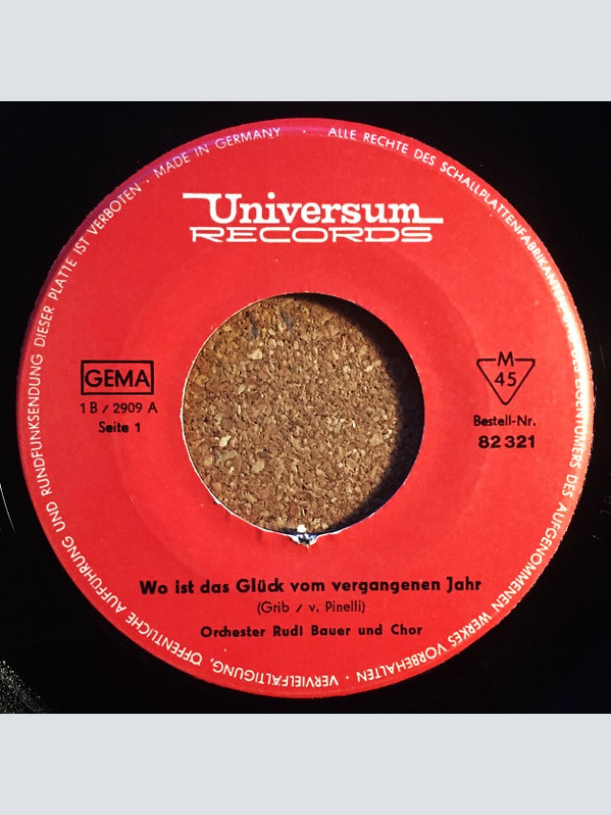 Vinyl / Birgit Helmer - Wo Ist Das Glück Vom Vergangenen Jahr / Junger Mann Mit Roten Rosen