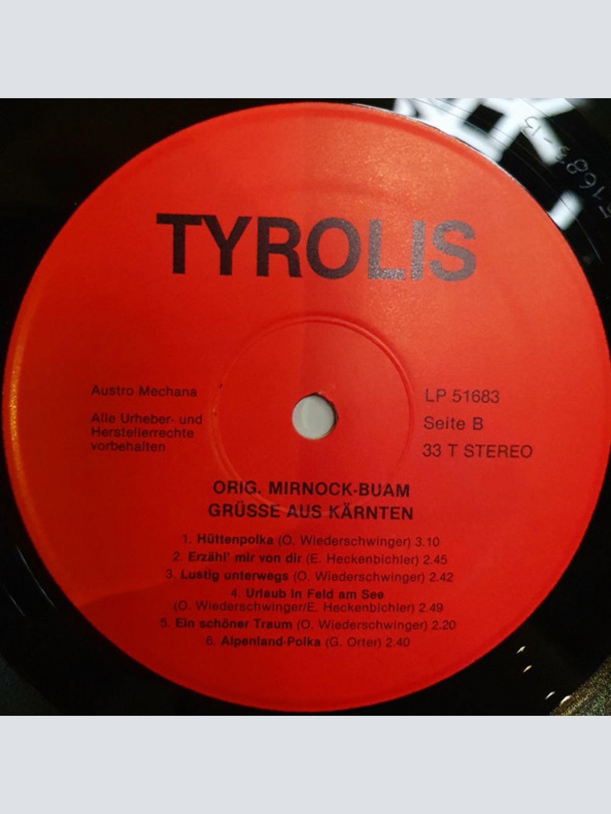 Vinyl / Orig. Mirnock Buam* - Grüsse Aus Kärnten