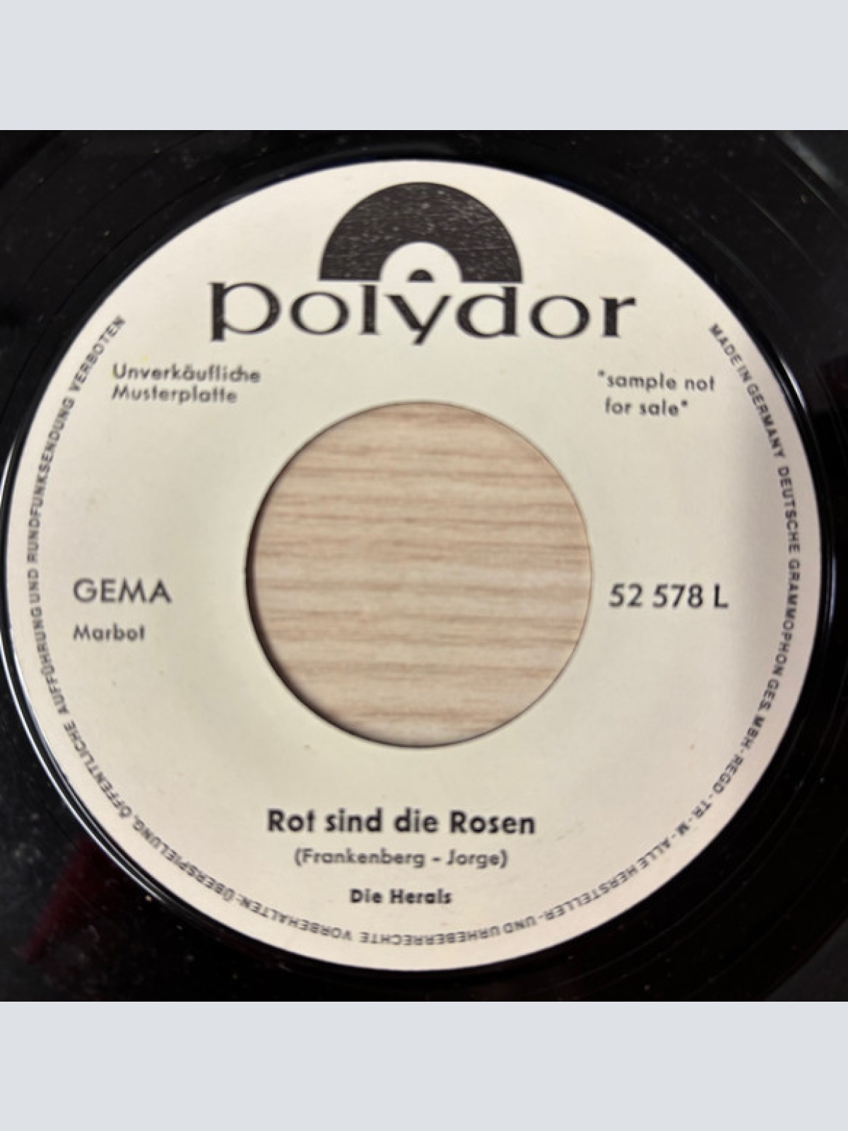 Vinyl / Die Herals - Rot Sind Die Rosen
