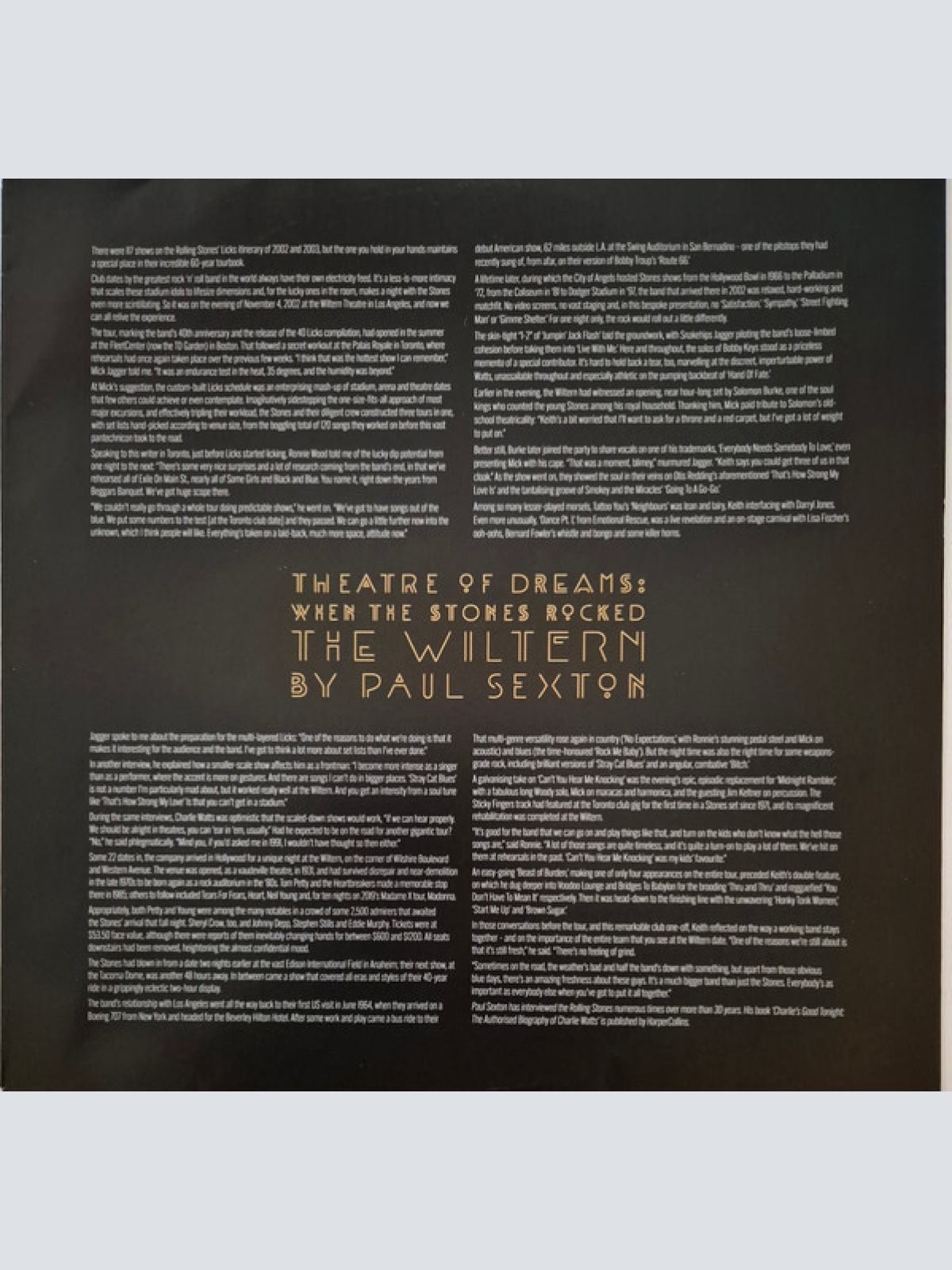 Vinyl / The Rolling Stones - Live At The Wiltern