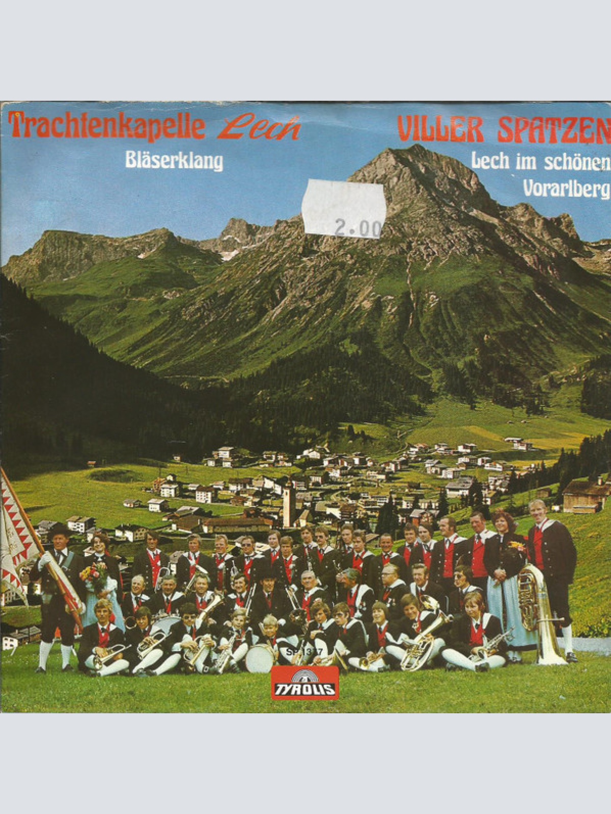 Vinyl / Trachtenkapelle Lech / Viller Spatzen - Bläserklang / Lech Im Schönen Vorarlberg